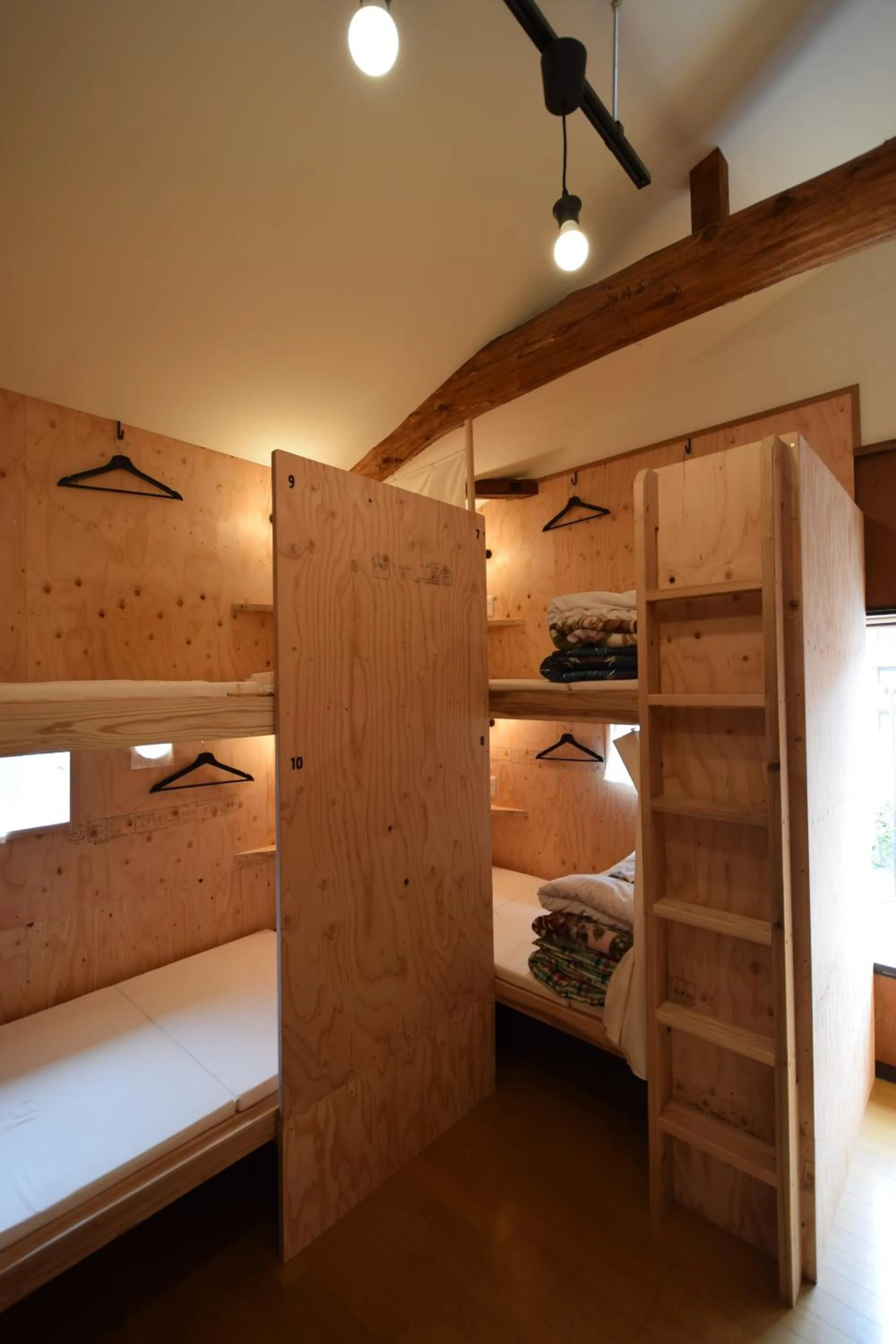 Bed in Saga International Guesthouse Hagakure