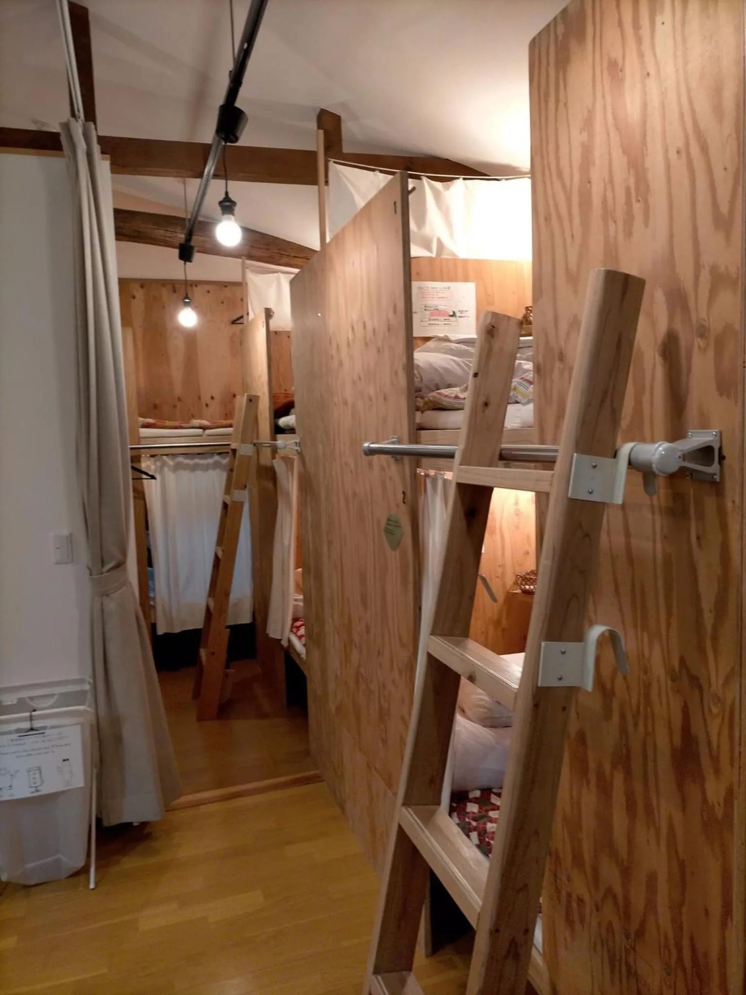 Bed in Saga International Guesthouse Hagakure