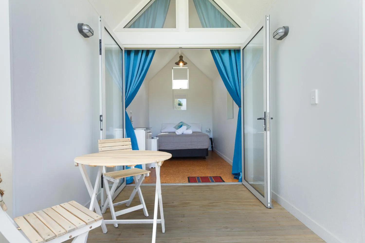 Bed in Foxton Beach Holiday Park