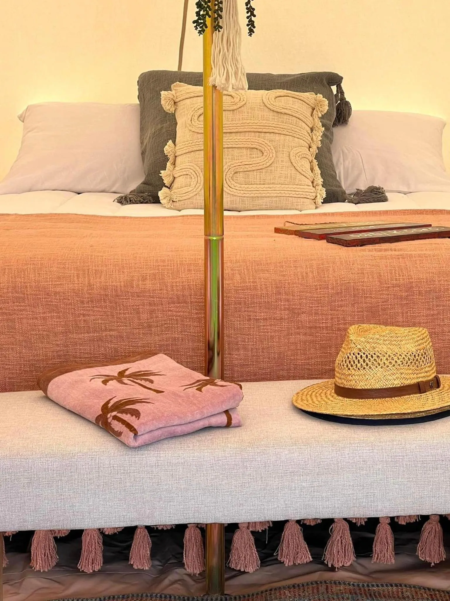 Bed in Foxton Beach Holiday Park