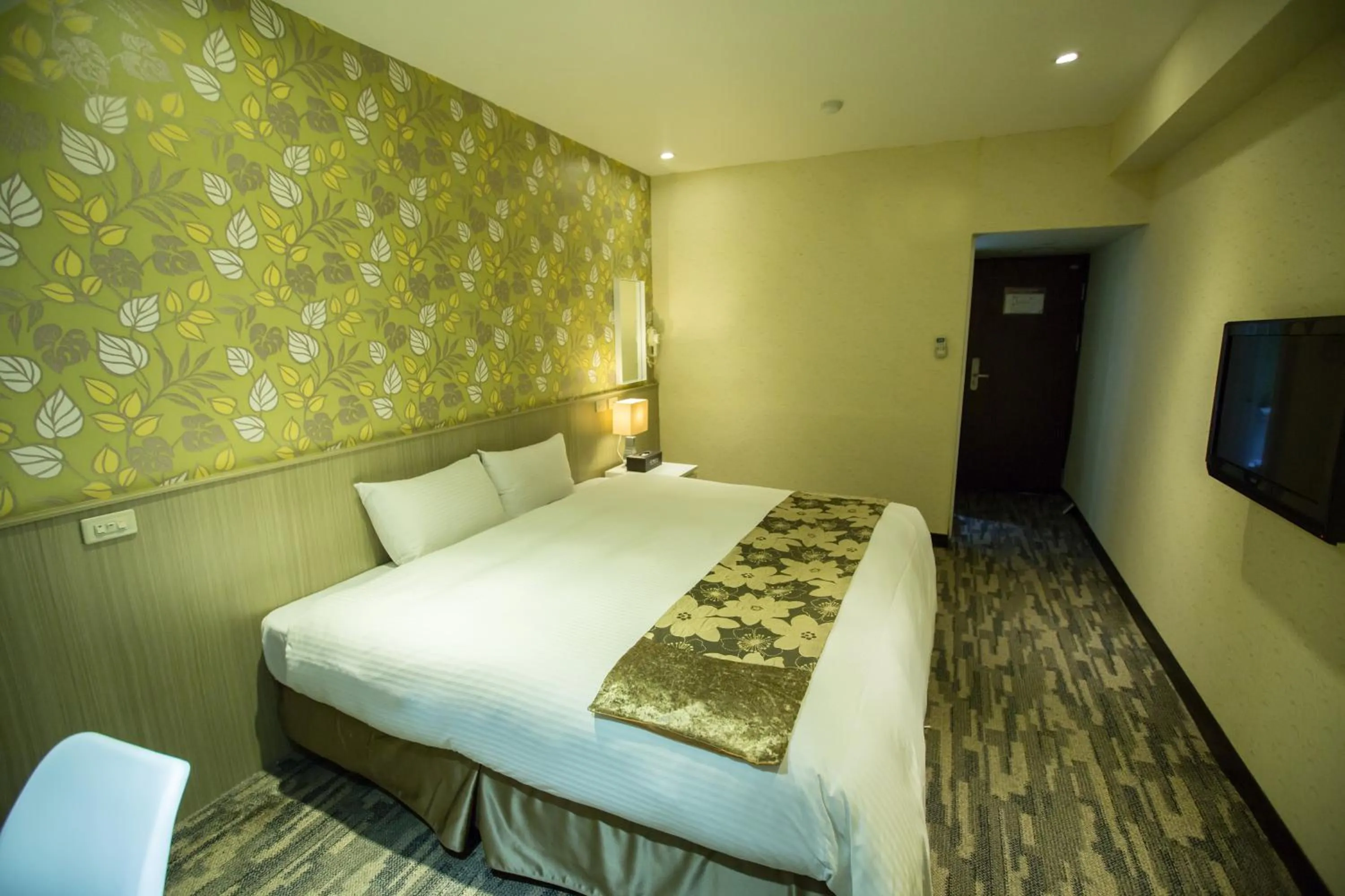 Bed in Taipei Hotel Zoo