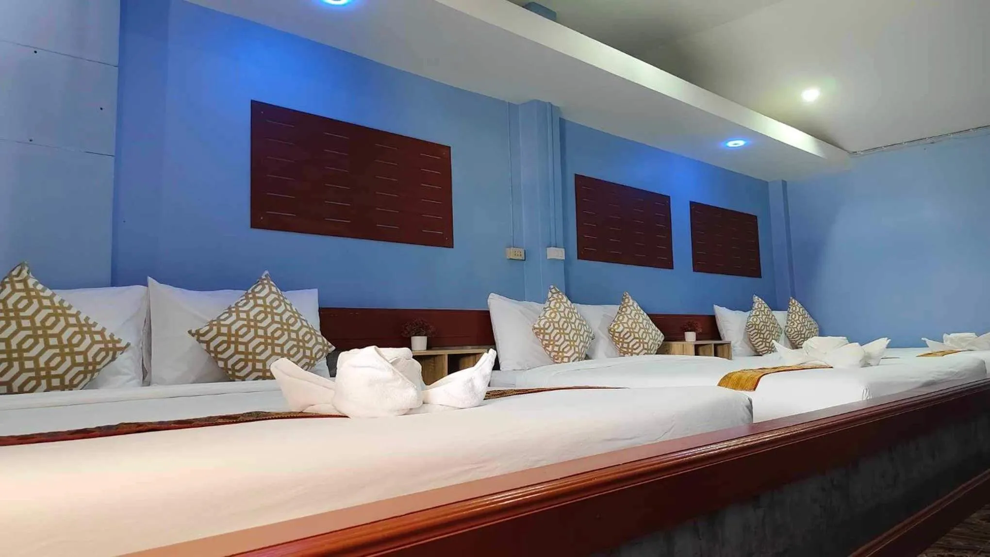 Bed in Baan Asree homestayบ้านอัสรี