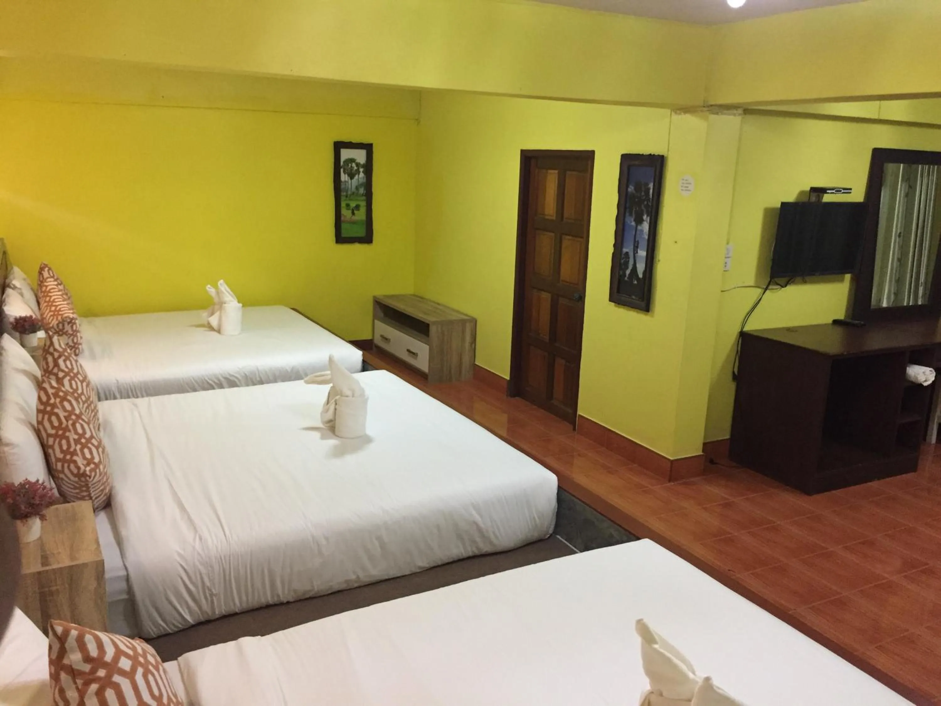 Bed in Baan Asree homestayบ้านอัสรี