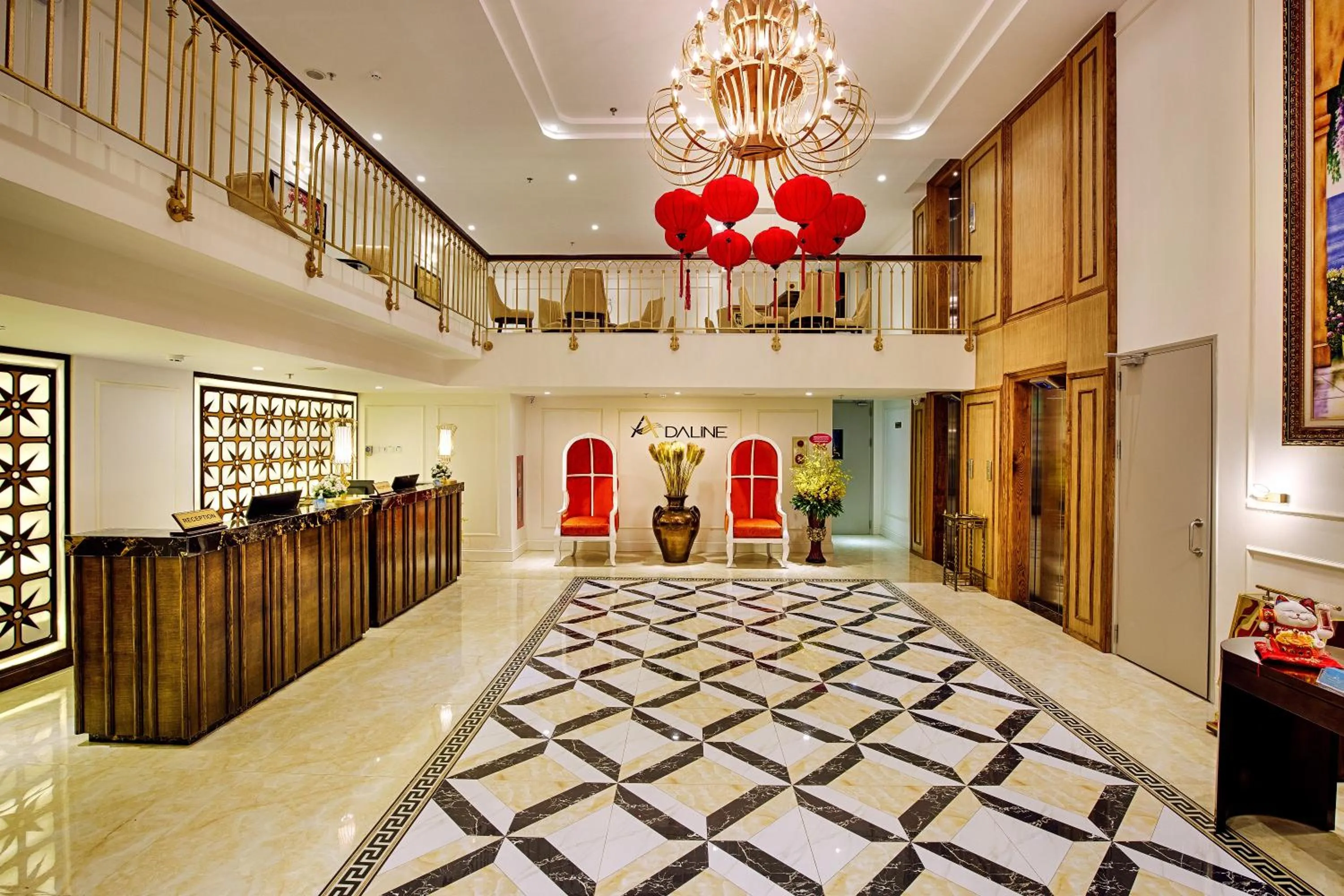 Lobby or reception in Adaline Hotel and Suite
