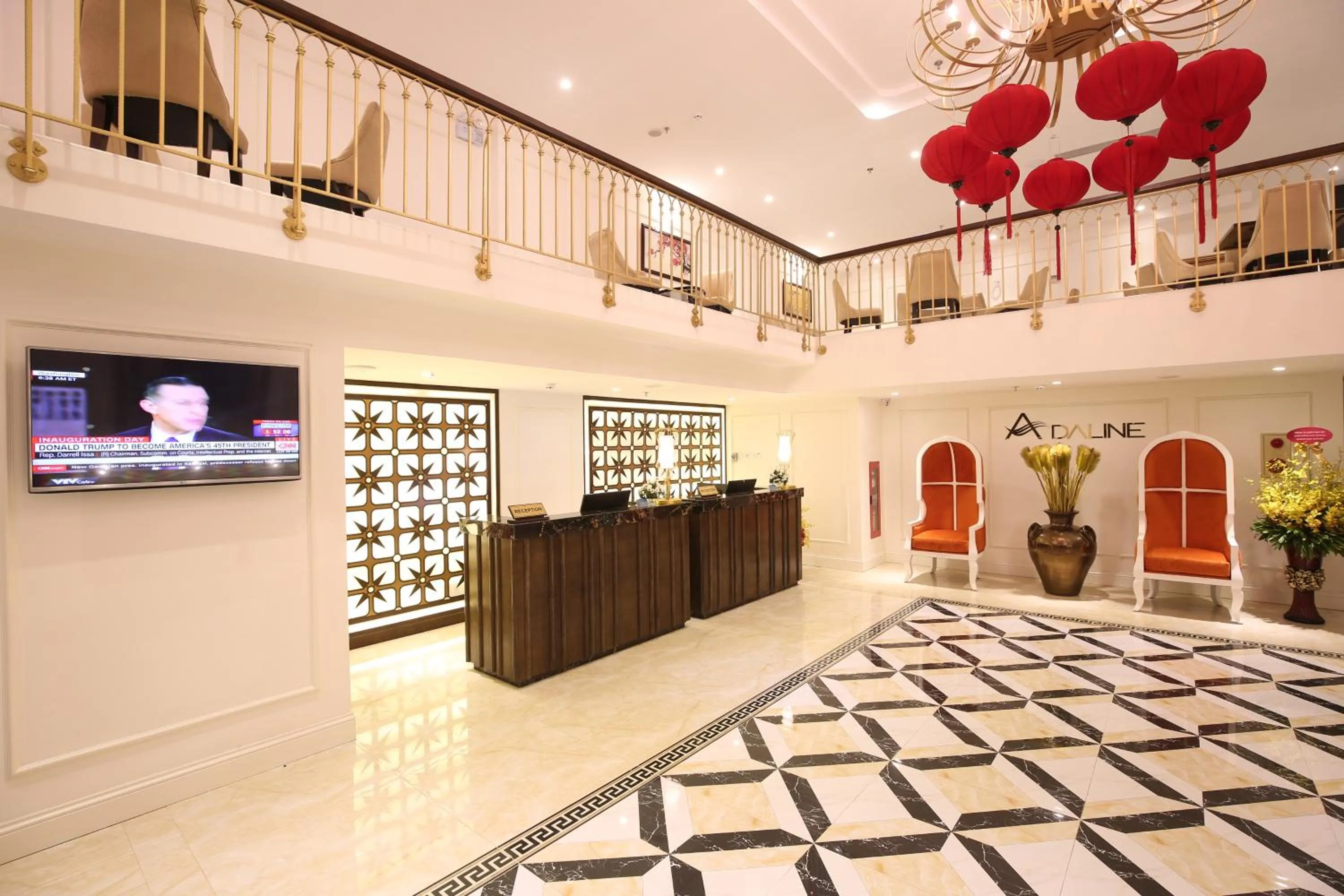 Lobby or reception in Adaline Hotel and Suite