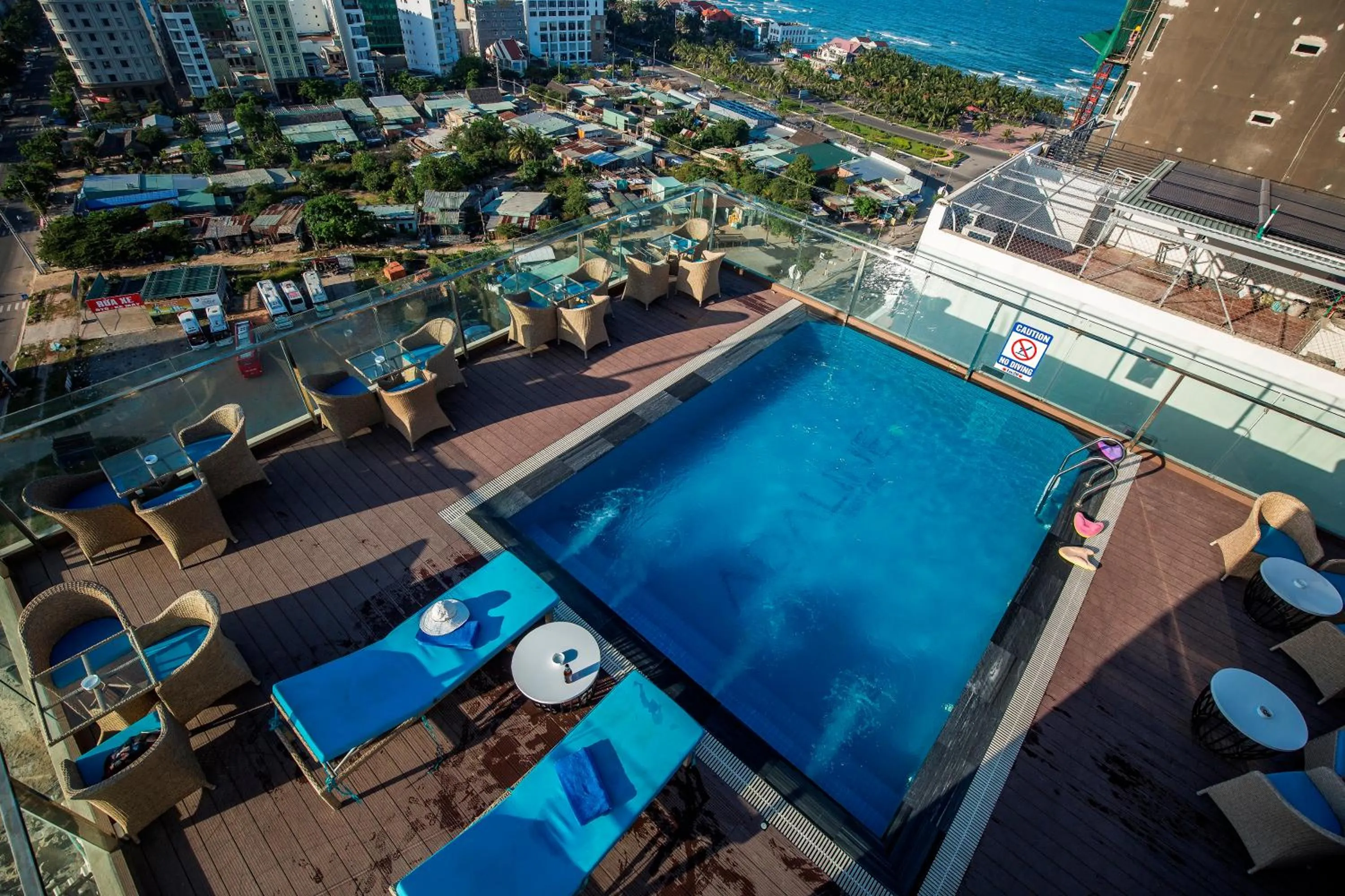 Swimming pool in Adaline Hotel and Suite