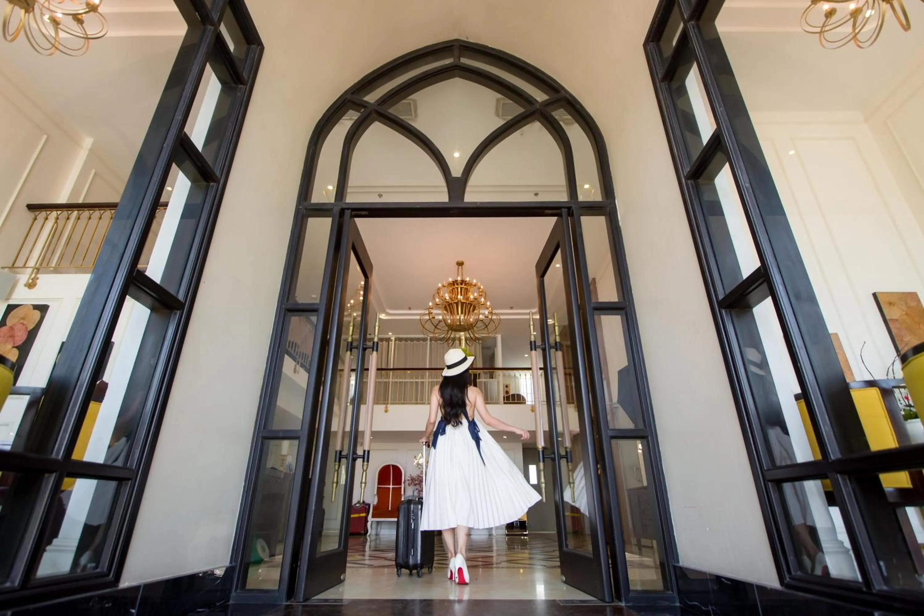 Lobby or reception in Adaline Hotel and Suite