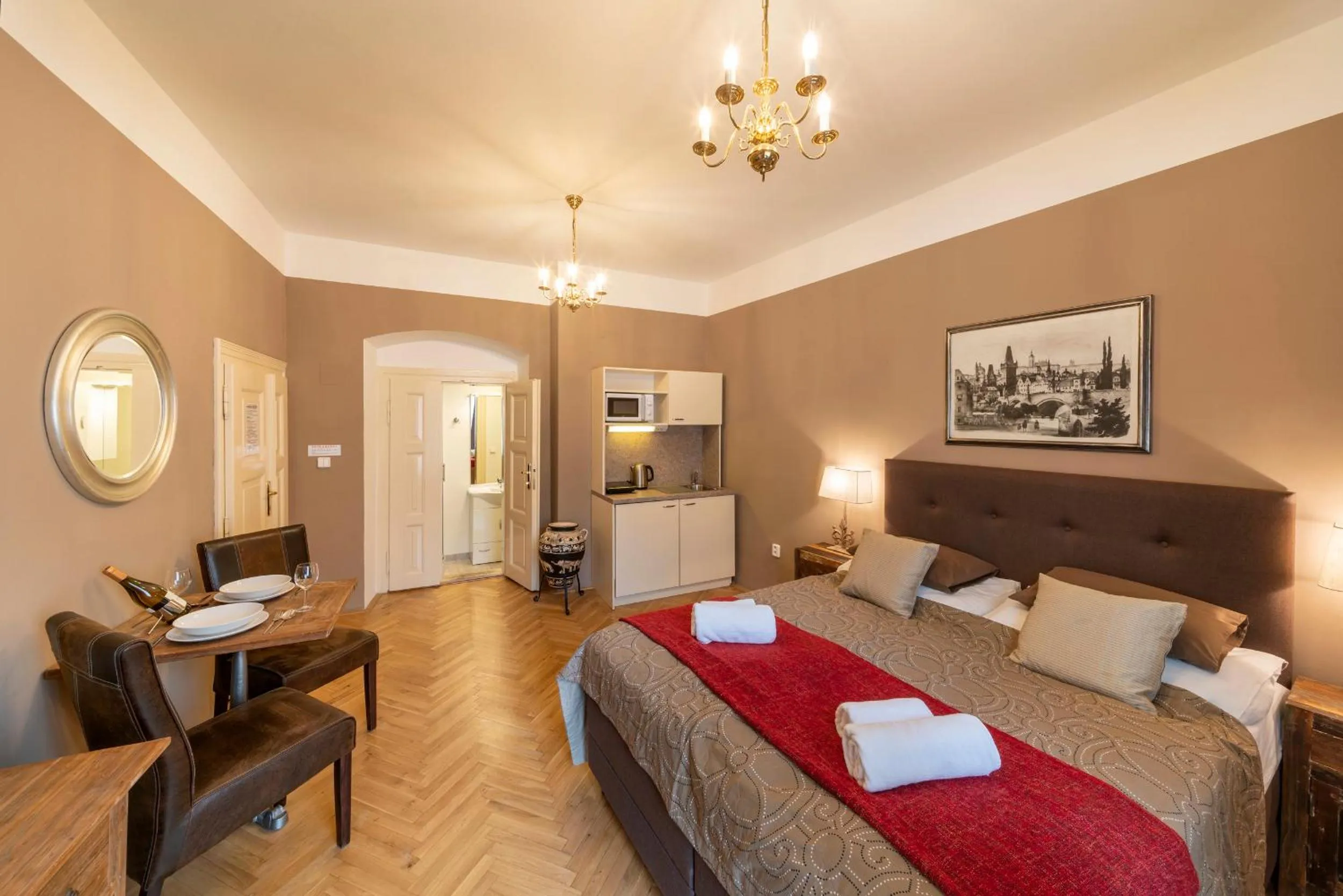 Photo of the whole room, Bed in Old Town - Aparthotel Michalska