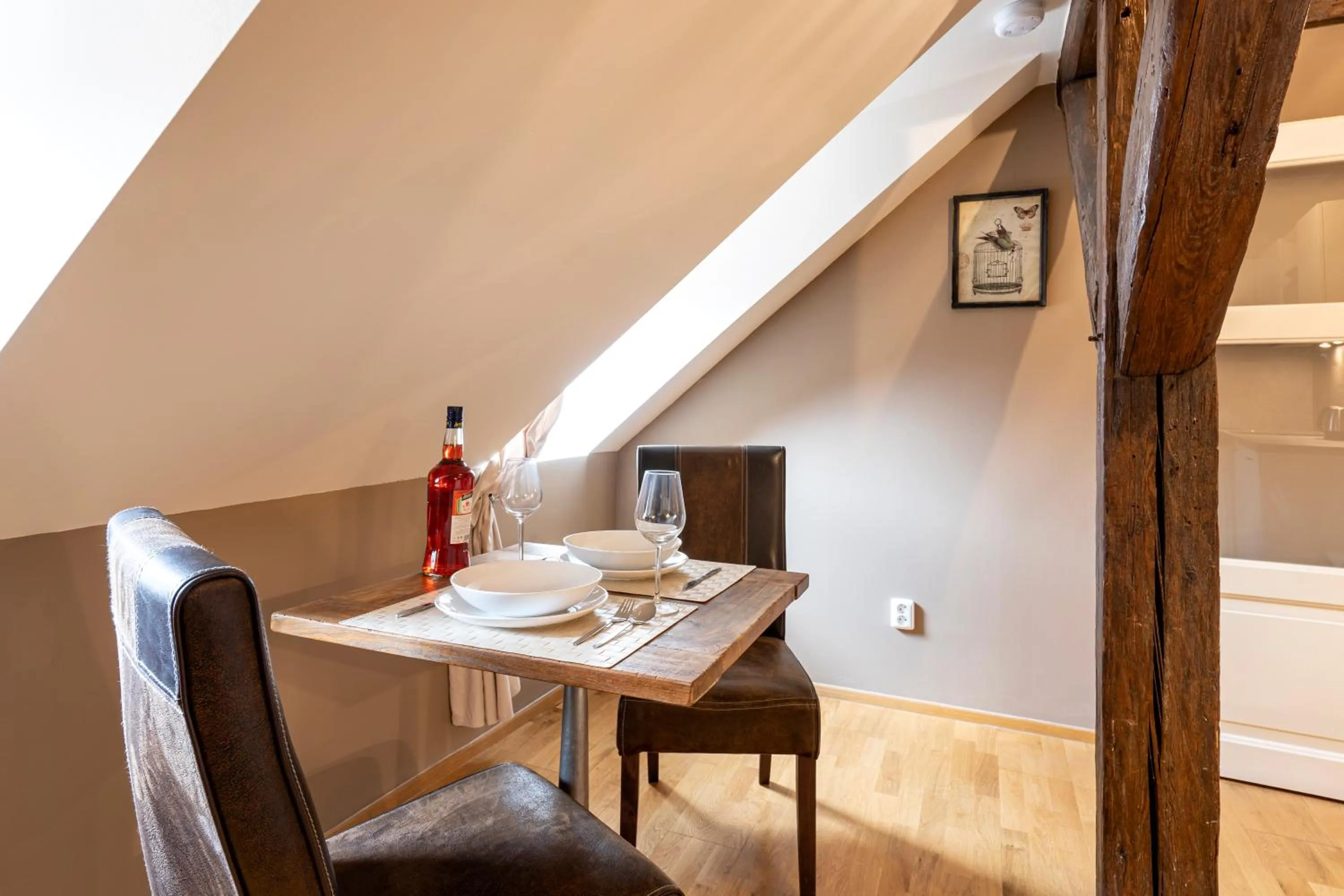 Kitchen or kitchenette in Old Town - Aparthotel Michalska