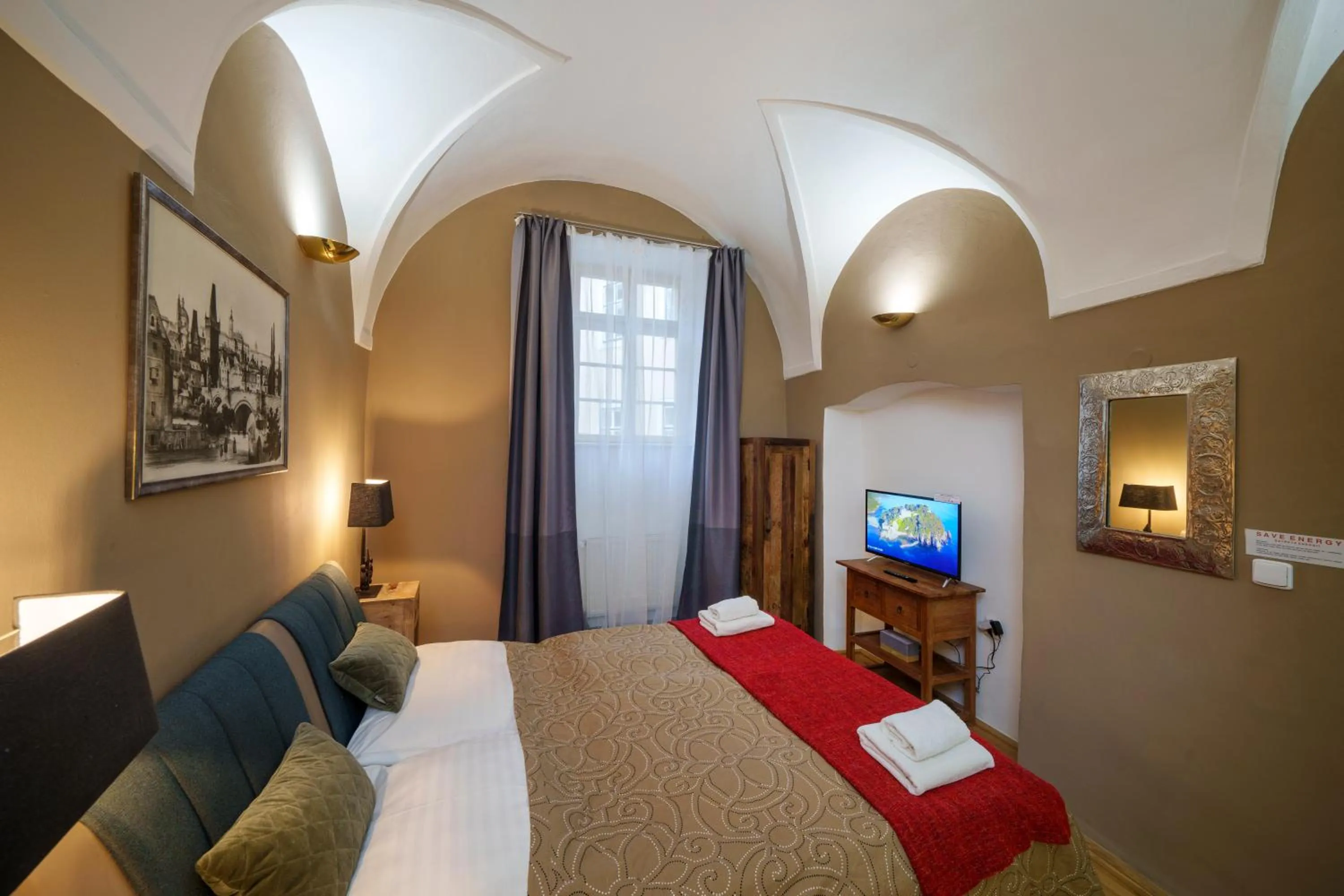 Kitchen or kitchenette, Bed in Old Town - Aparthotel Michalska