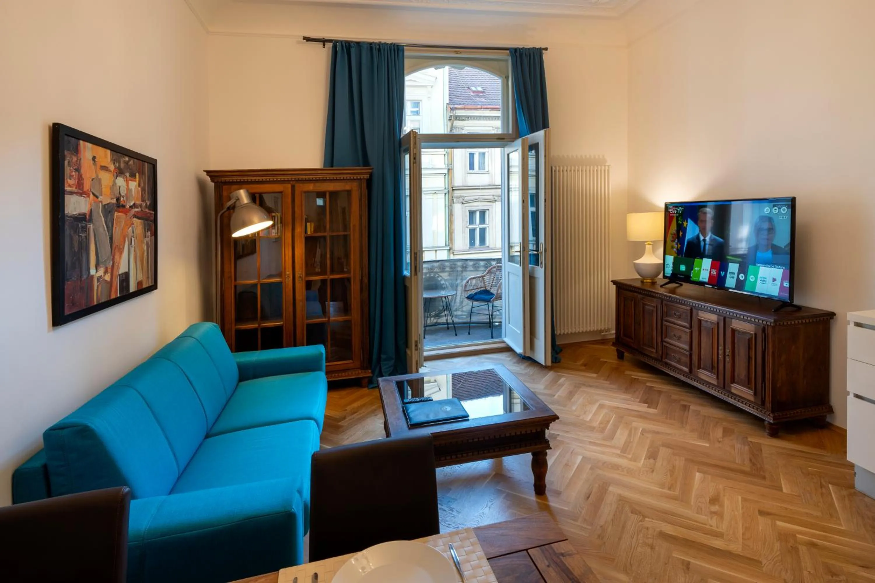 Communal lounge/ TV room in Old Town - Aparthotel Michalska