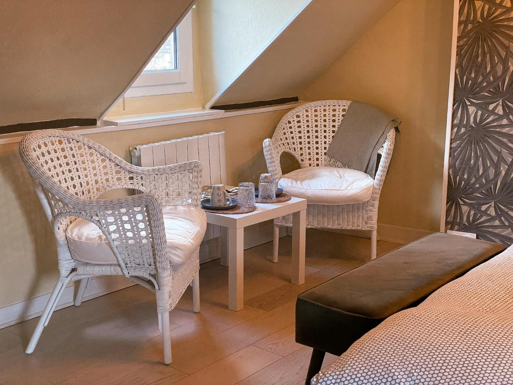 Bedroom in Clementines House Honfleur