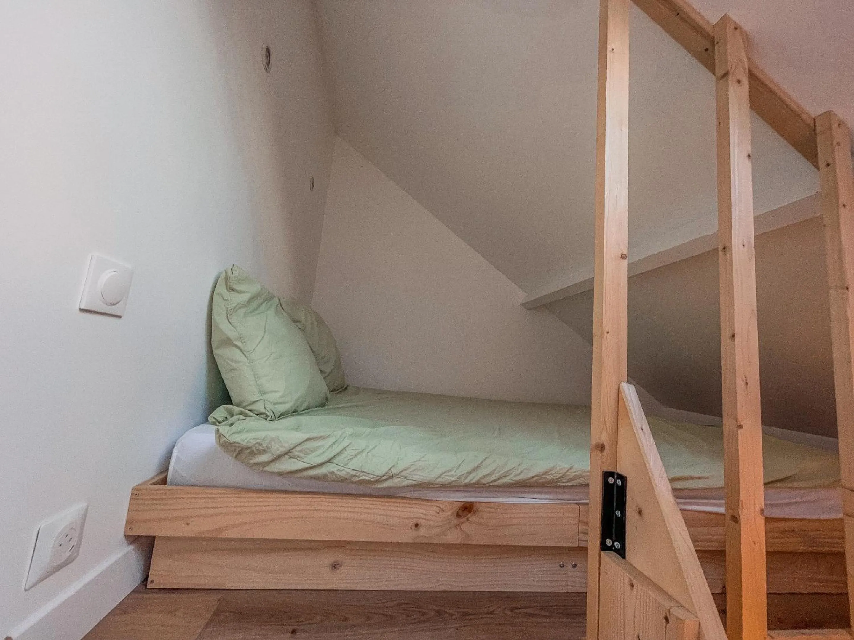 Bedroom, Bed in Clementines House Honfleur