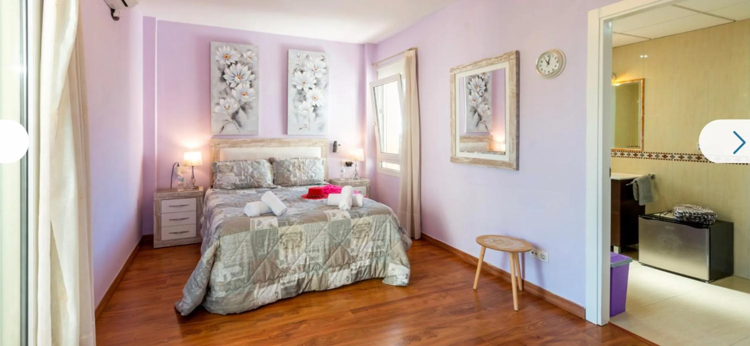 Bed in Villa Paraisos