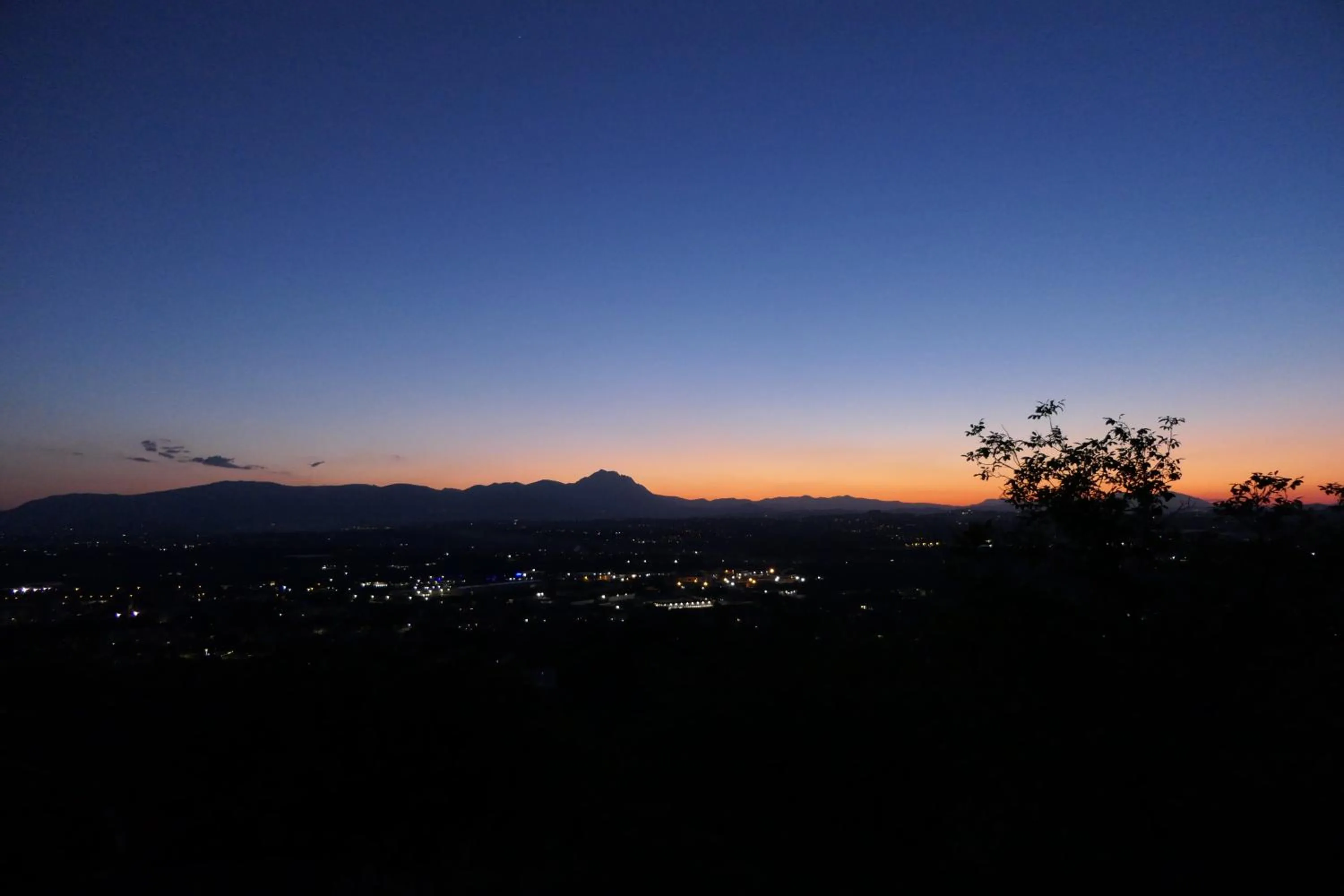 Natural landscape in La Bella Addormentata