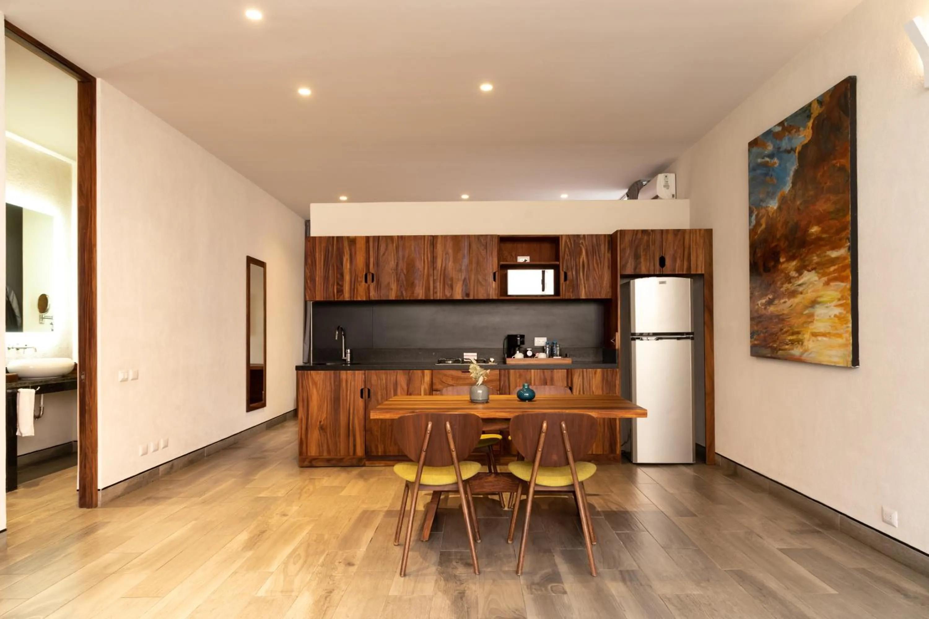 Kitchen or kitchenette in El Callejón Hotel Boutique