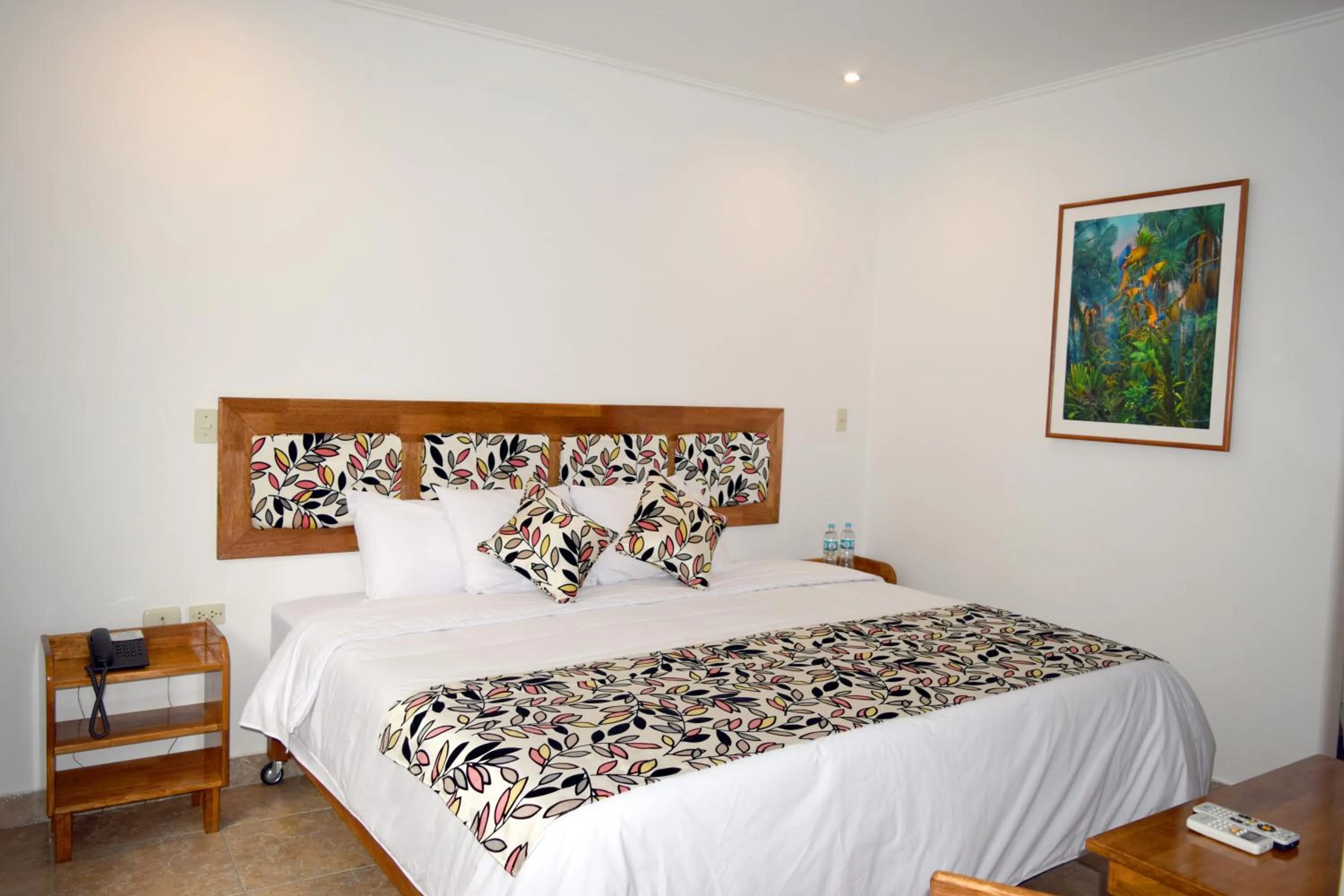 Bed in Hotel Jungle House