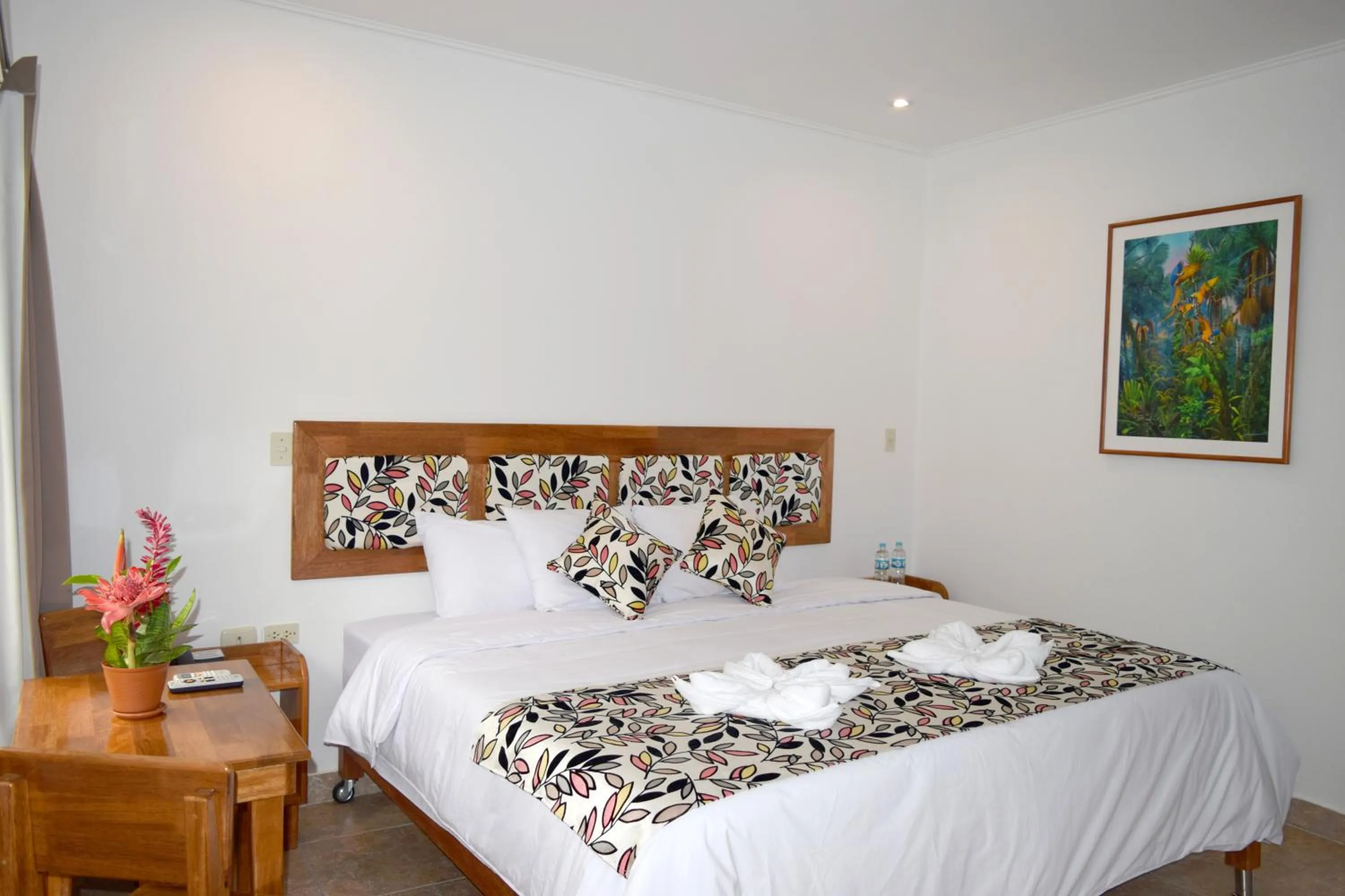 Bed in Hotel Jungle House