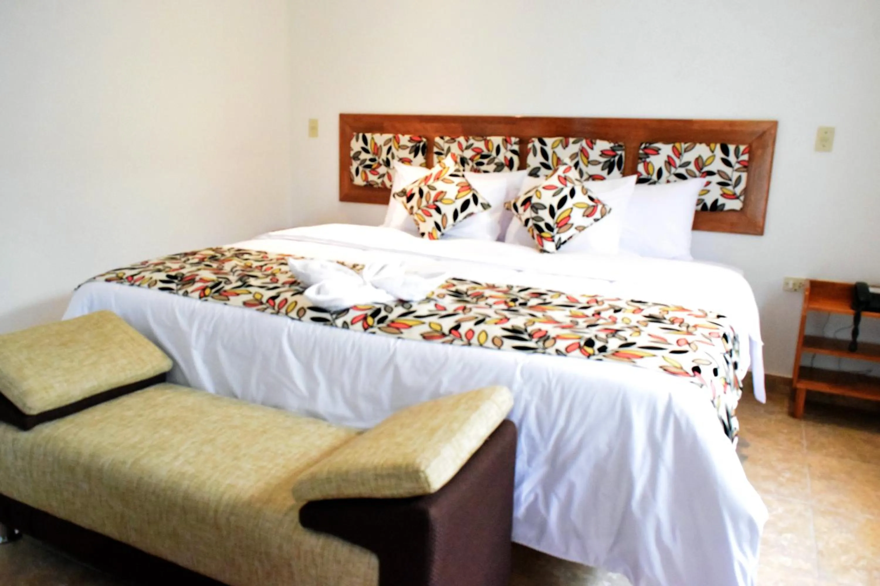 Bed in Hotel Jungle House