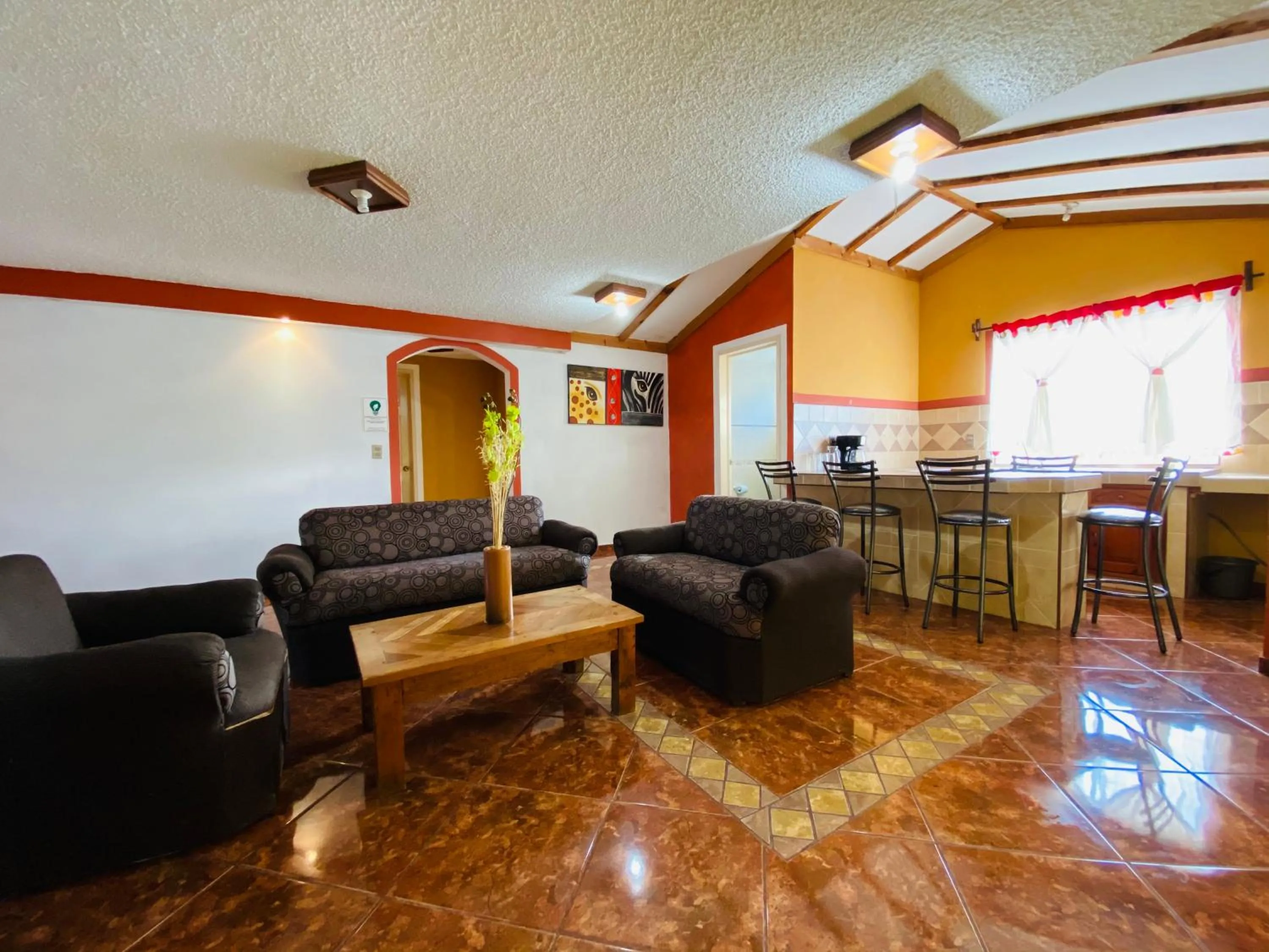 Kitchen or kitchenette in Hotel & Suites Cerro Roj0