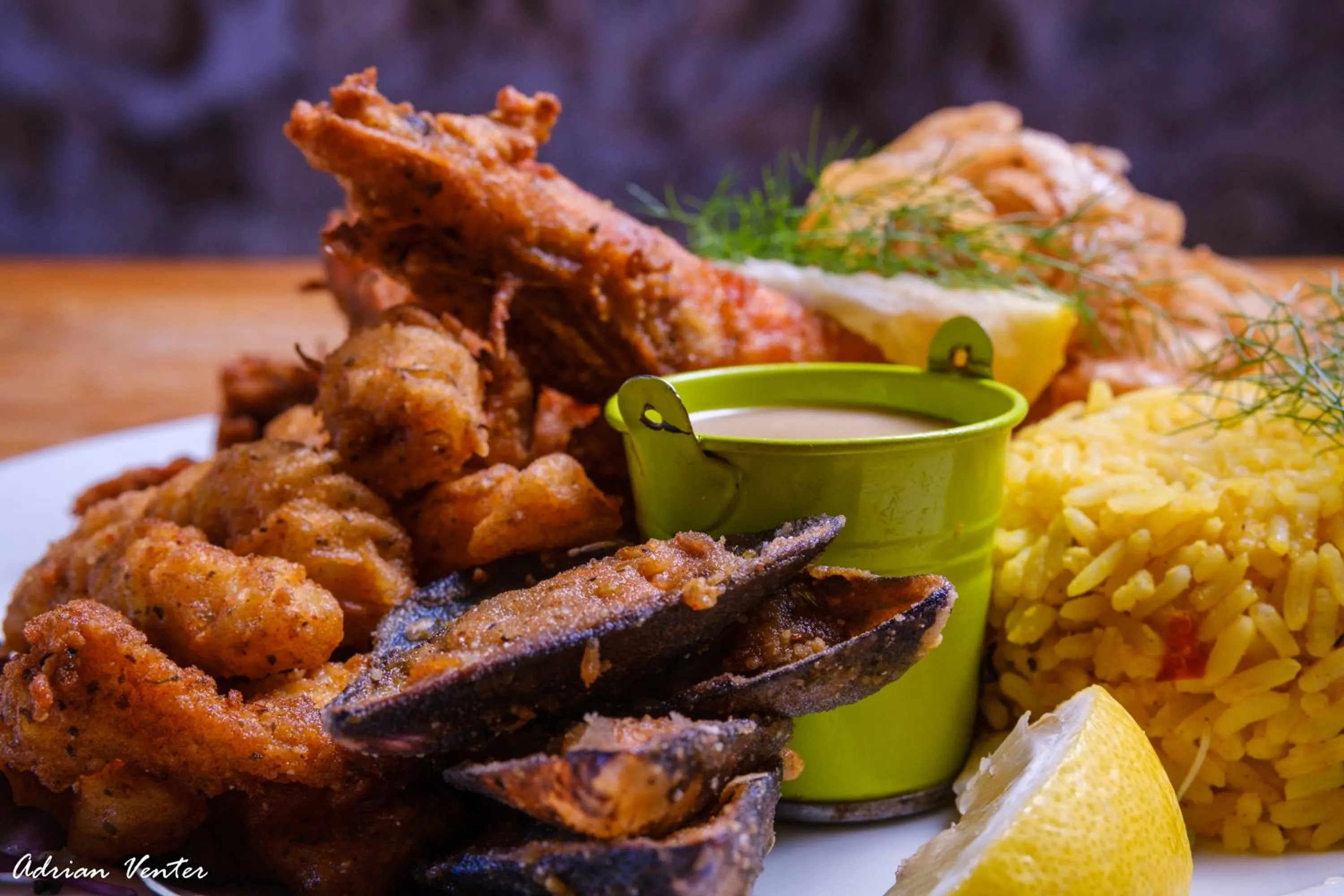 Food close-up in Paternoster Hotel