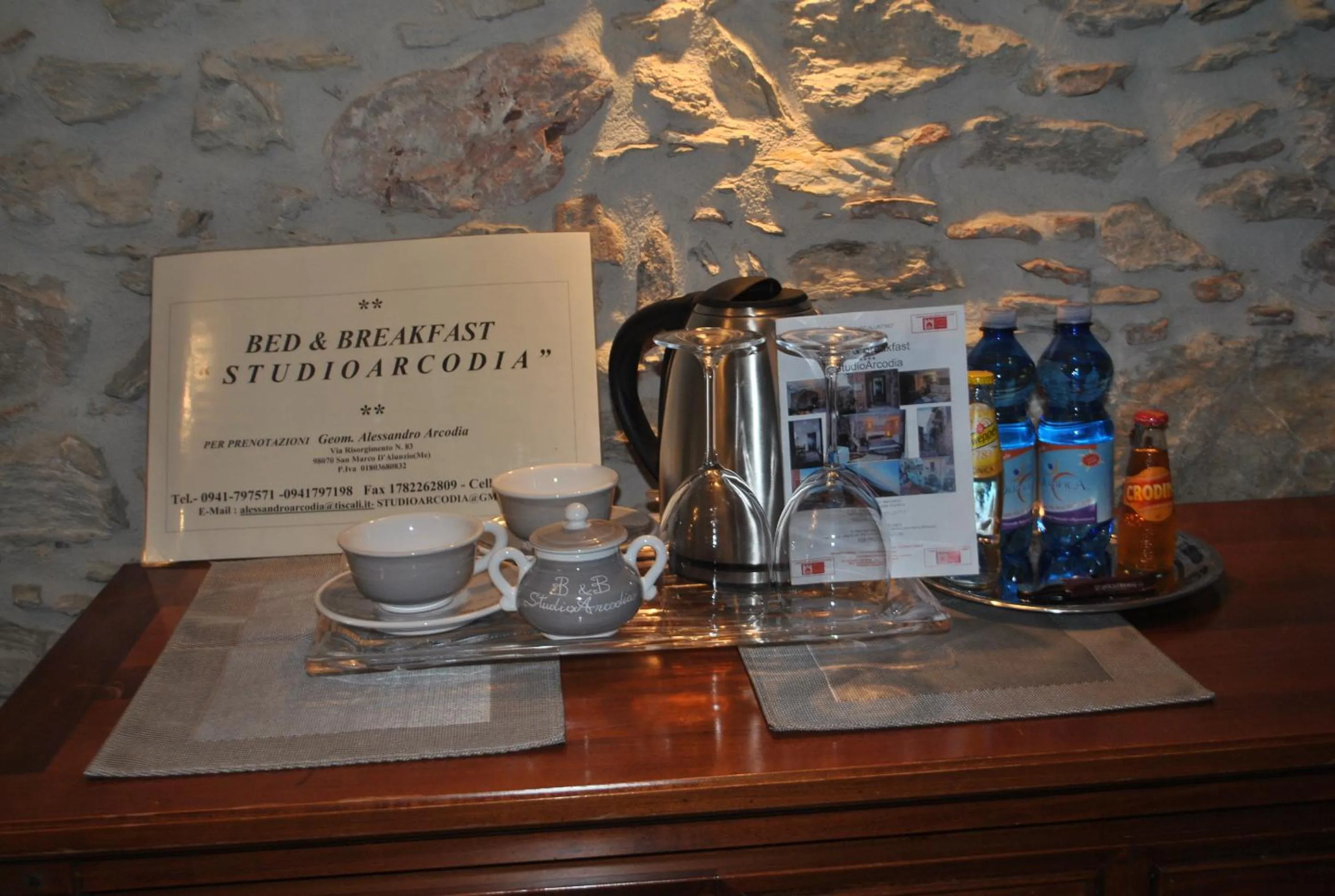 Coffee/tea facilities in Bed & Breakfast StudioArcodia-