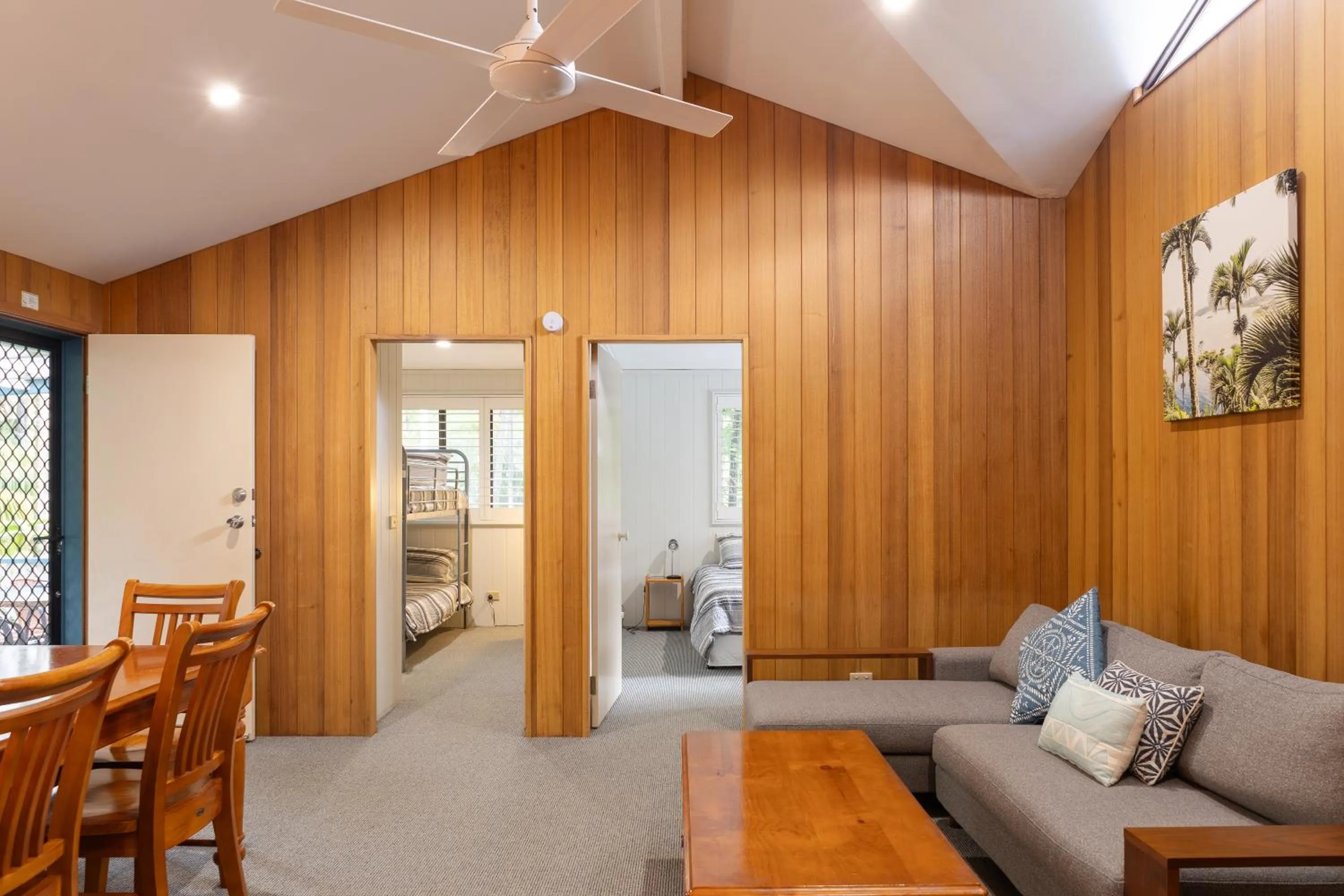 Living room in Somerset Apartments