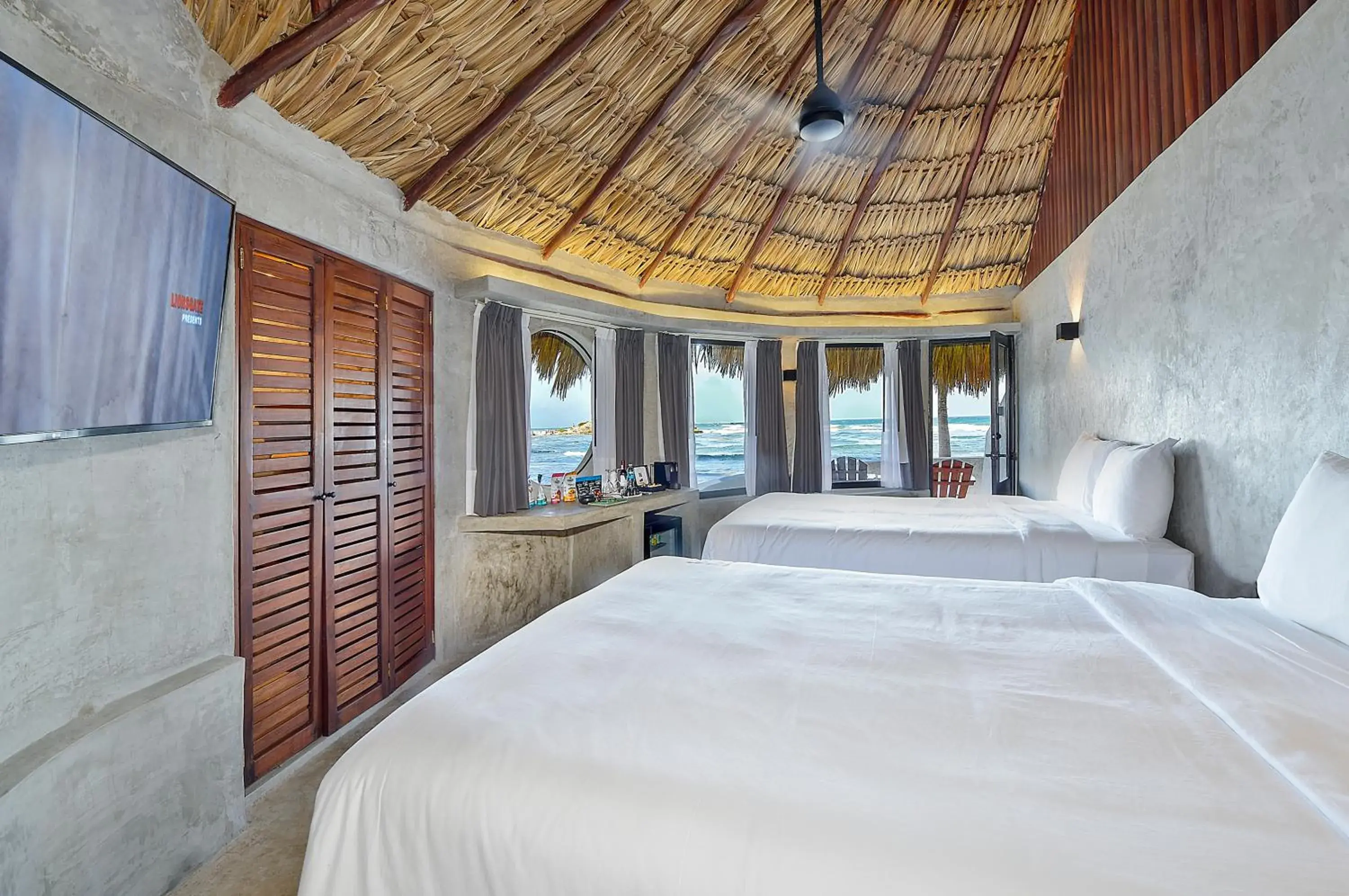Superior Twin Room with Sea View in Maya Tulum By G Hotels Superior Twin Room with Sea View in Maya Tulum By G Hotels