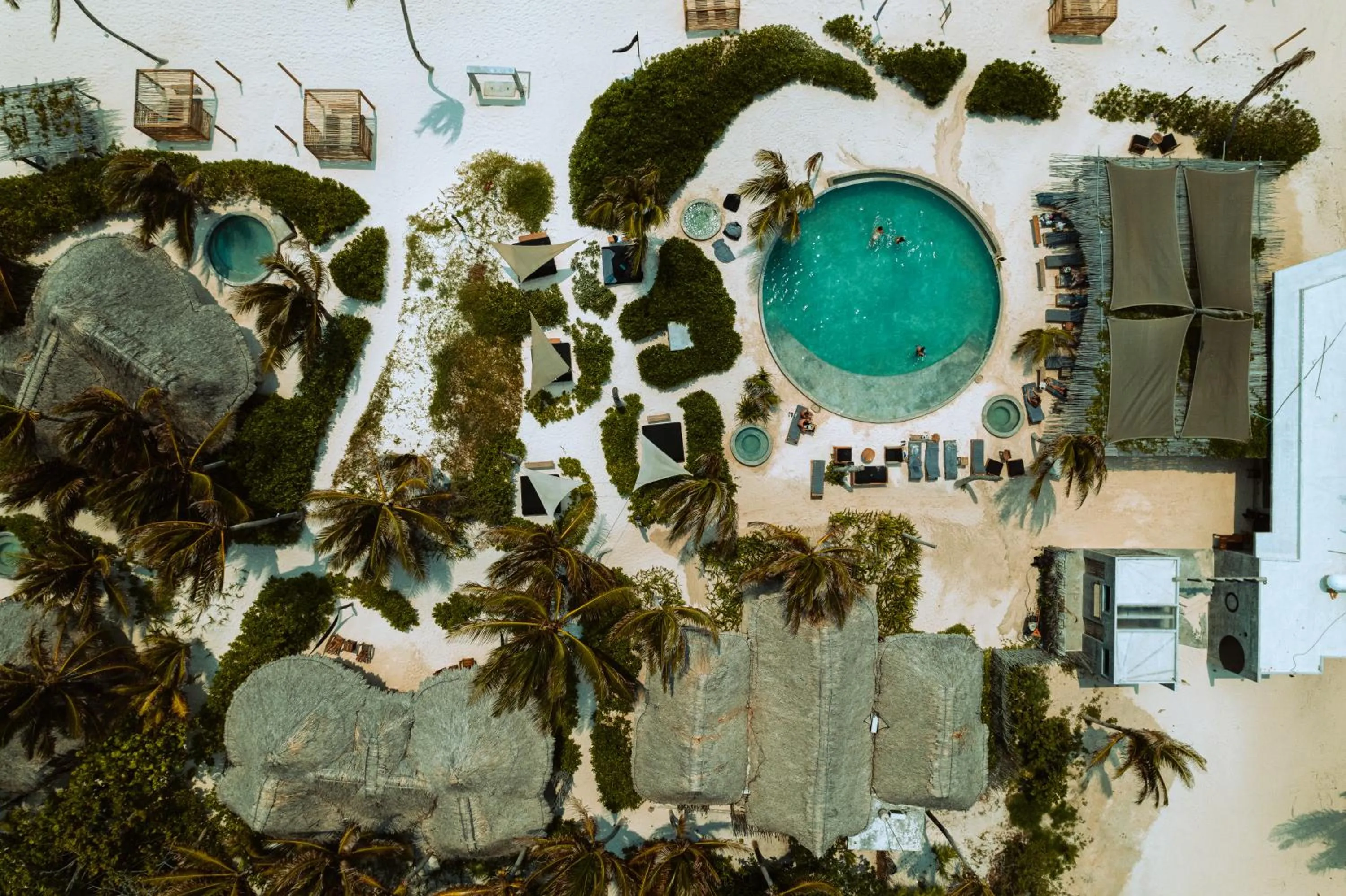 Bird's eye view in Maya Tulum By G Hotels