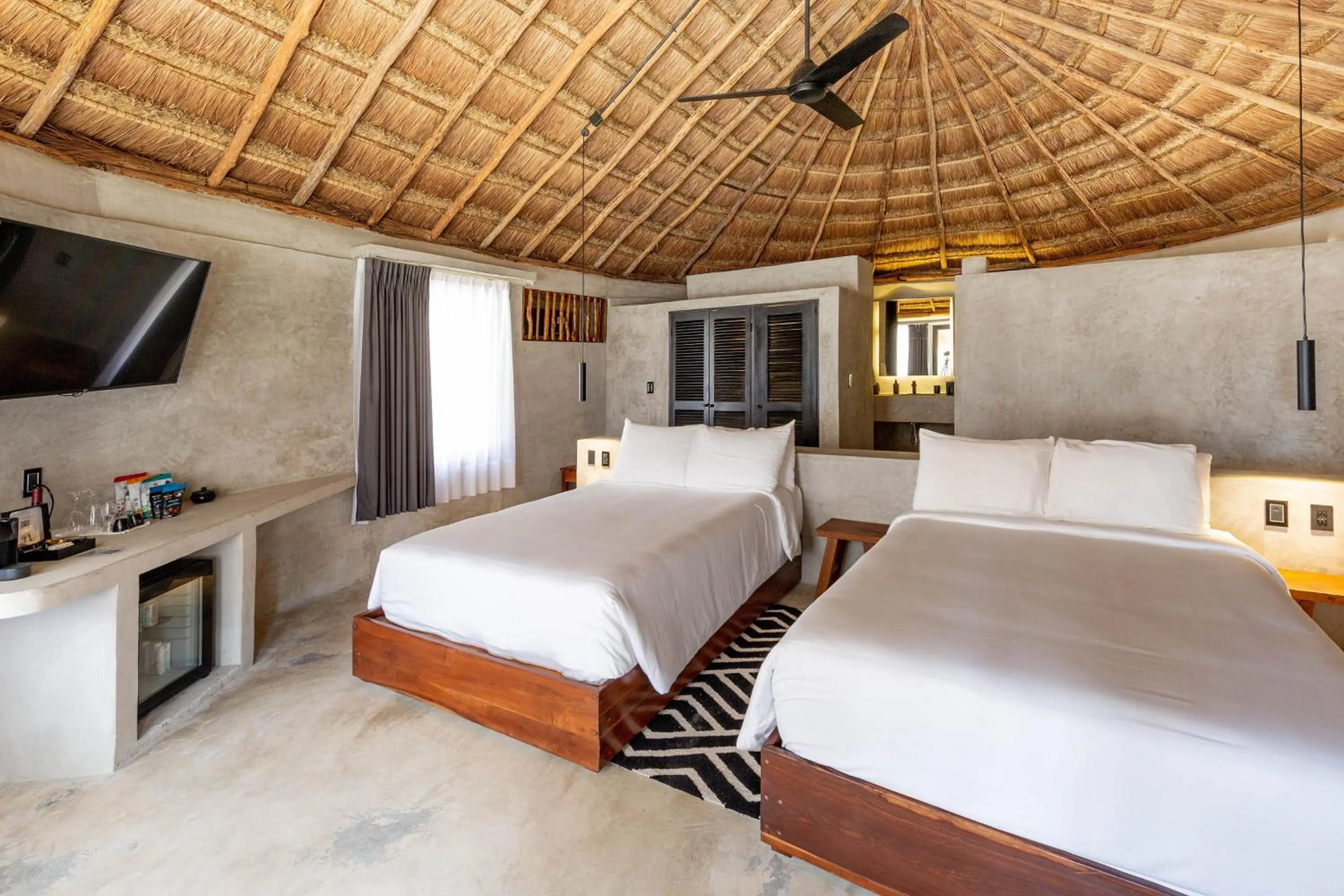Bed in Maya Tulum By G Hotels