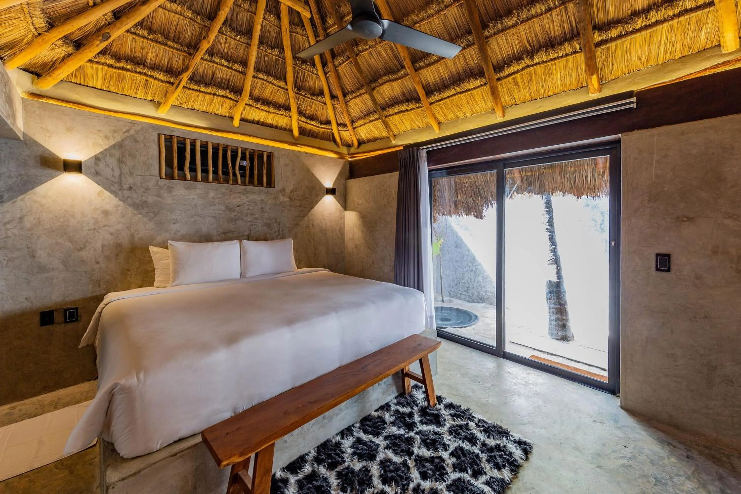 Bed in Maya Tulum By G Hotels