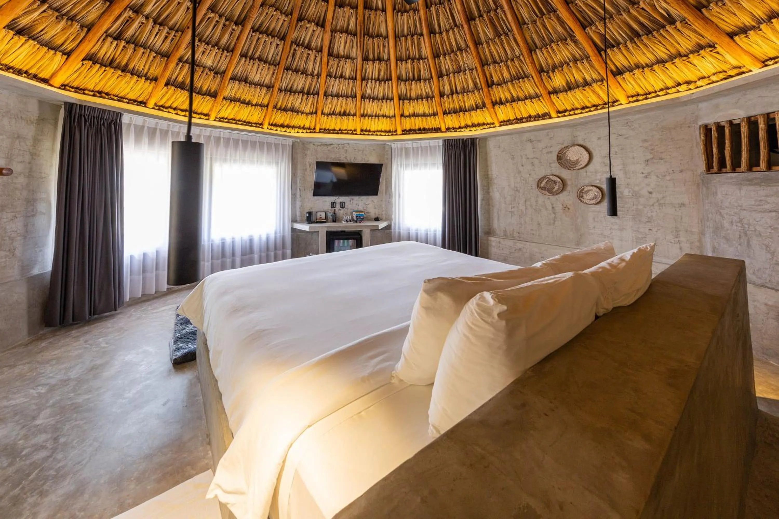 TV and multimedia, Bed in Maya Tulum By G Hotels