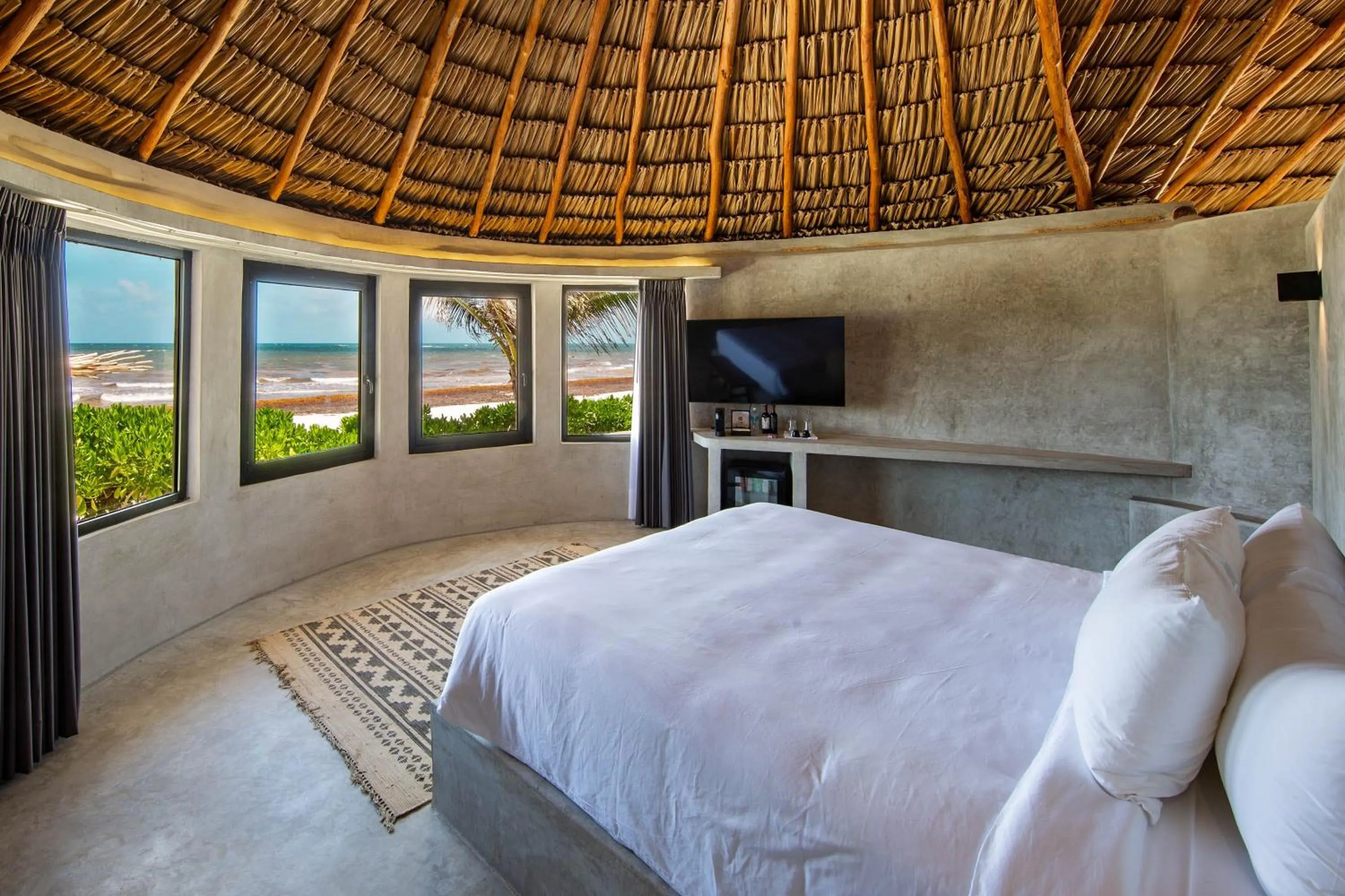 Bed in Maya Tulum By G Hotels