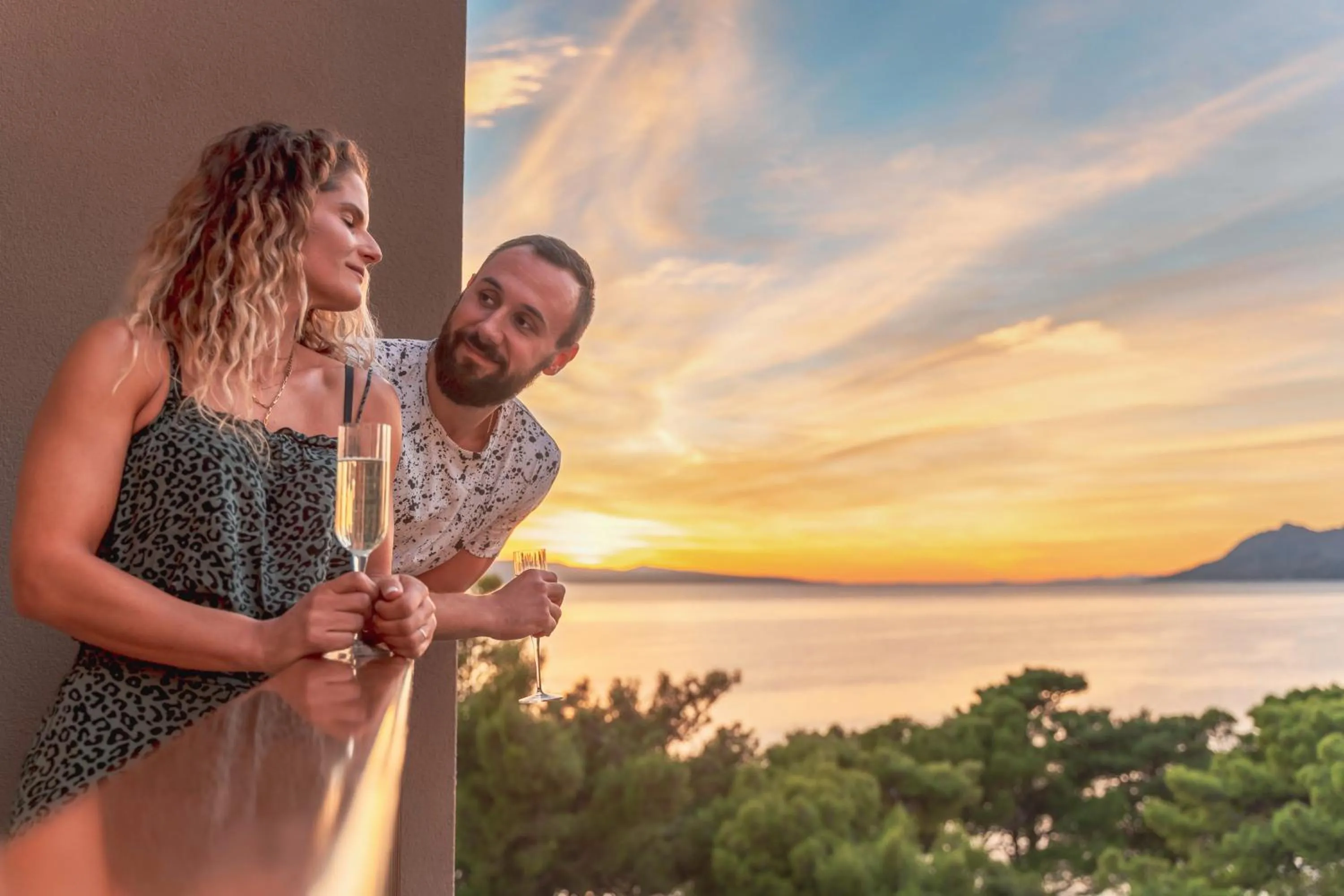 Sunset in Hotel Horizont