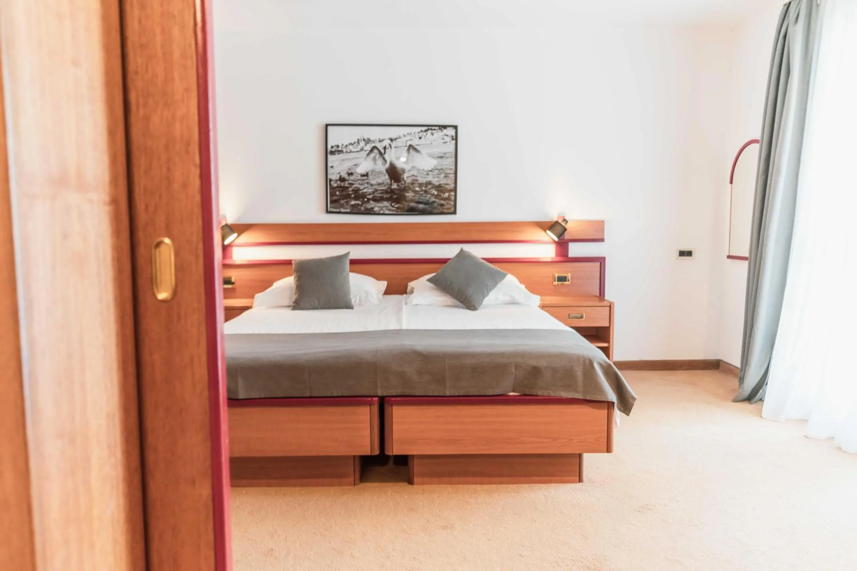 Bedroom, Bed in Hotel Horizont