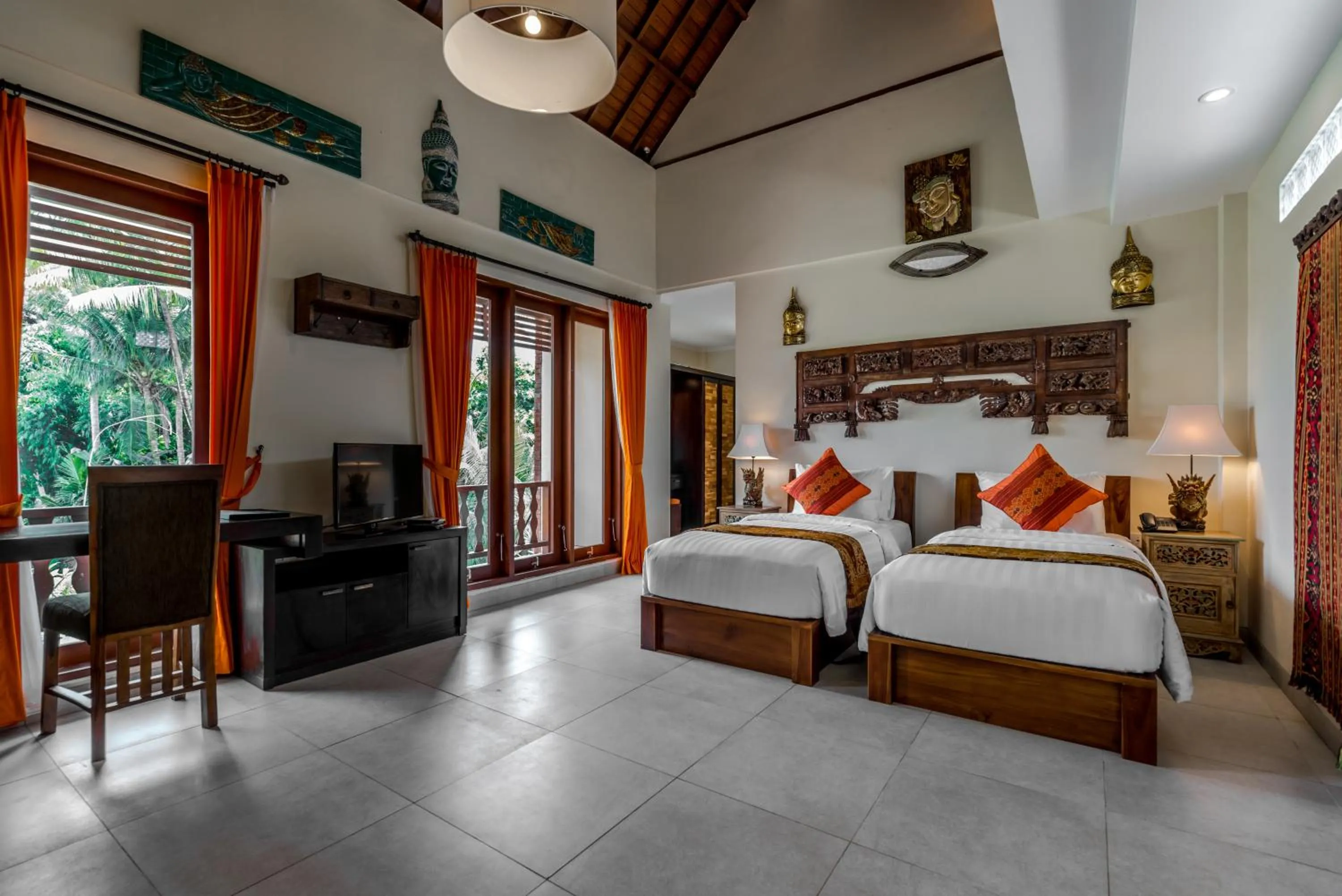 Bedroom, Bed in Gefecon Villa Ubud