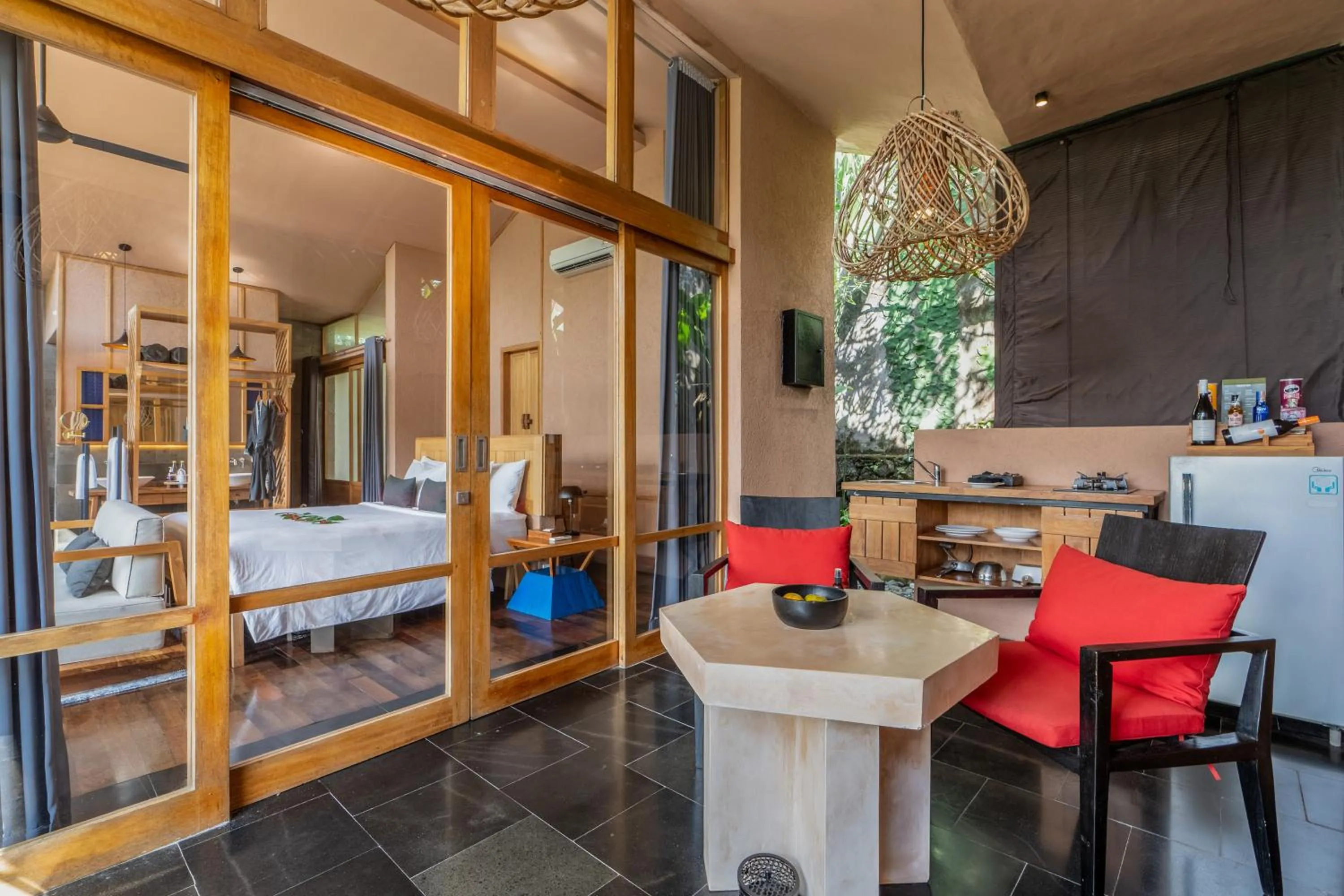 Living room in Amora Ubud Boutique Villas