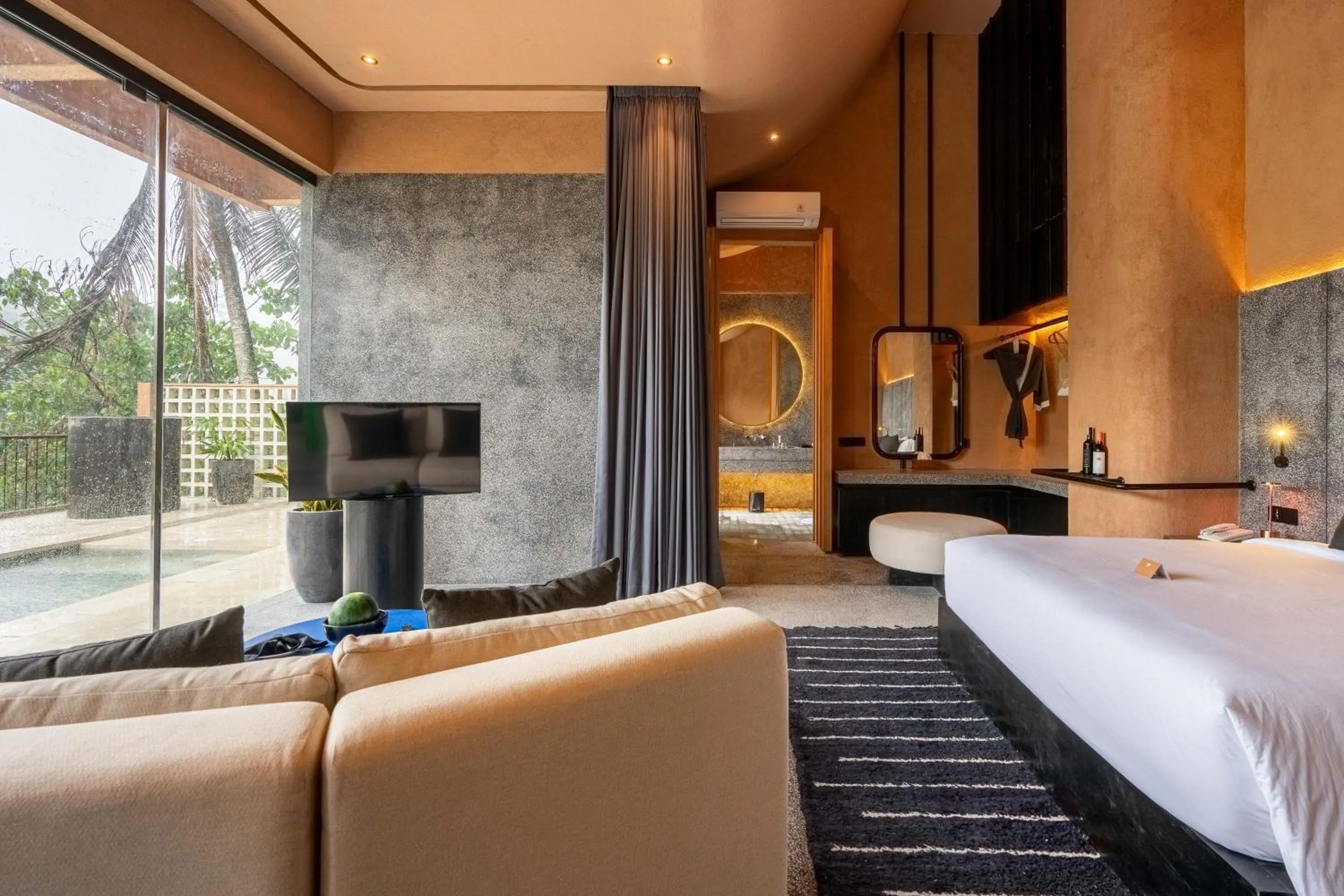 Bed in Amora Ubud Boutique Villas