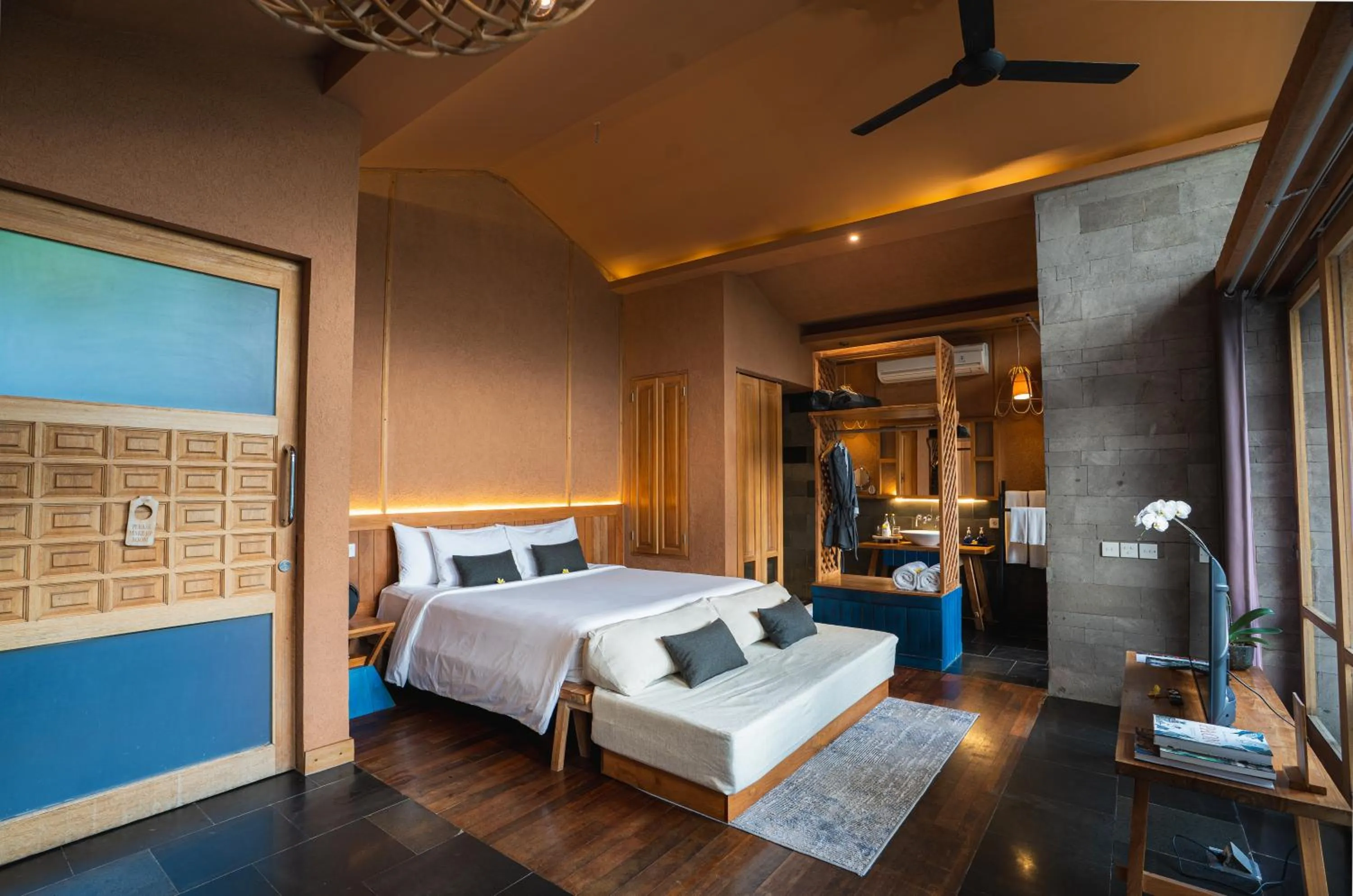 Bed in Amora Ubud Boutique Villas