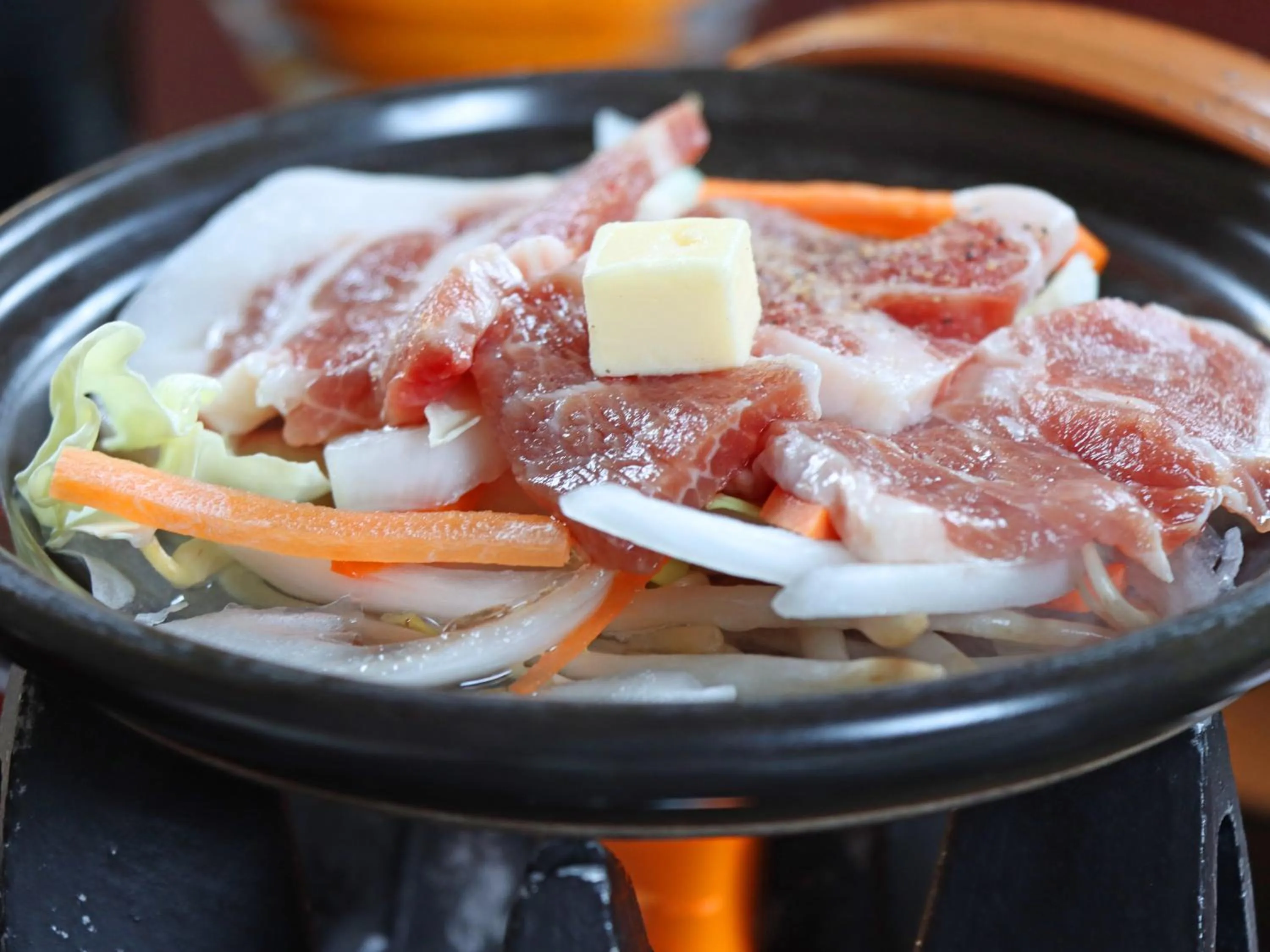 Food close-up in Shugyoku no Yu Yakushido Onsen