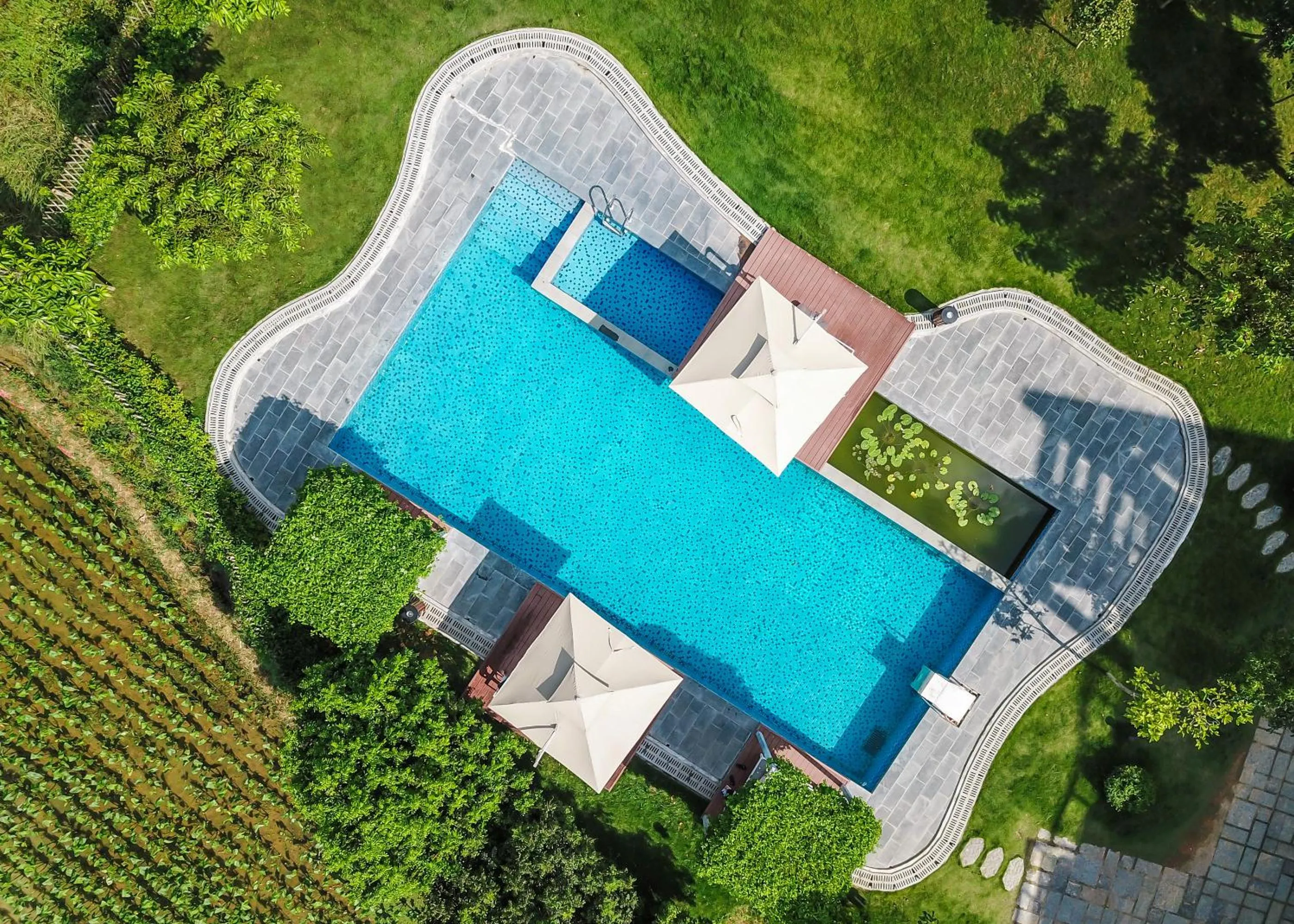 Bird's eye view in Yangshuo Zen Garden Resort - Rich Chinese traditional activities