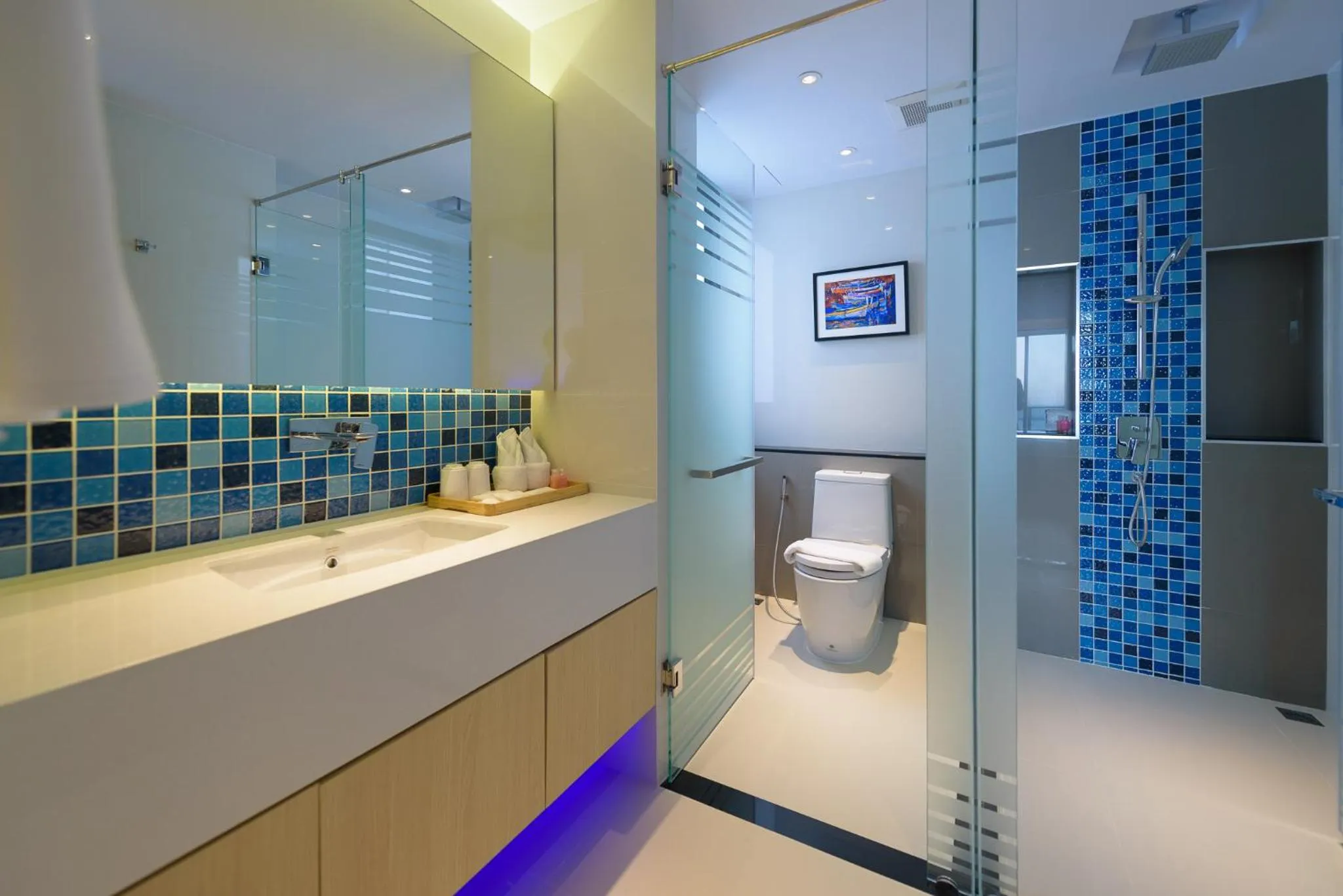 Bathroom in Deep Blue Z10