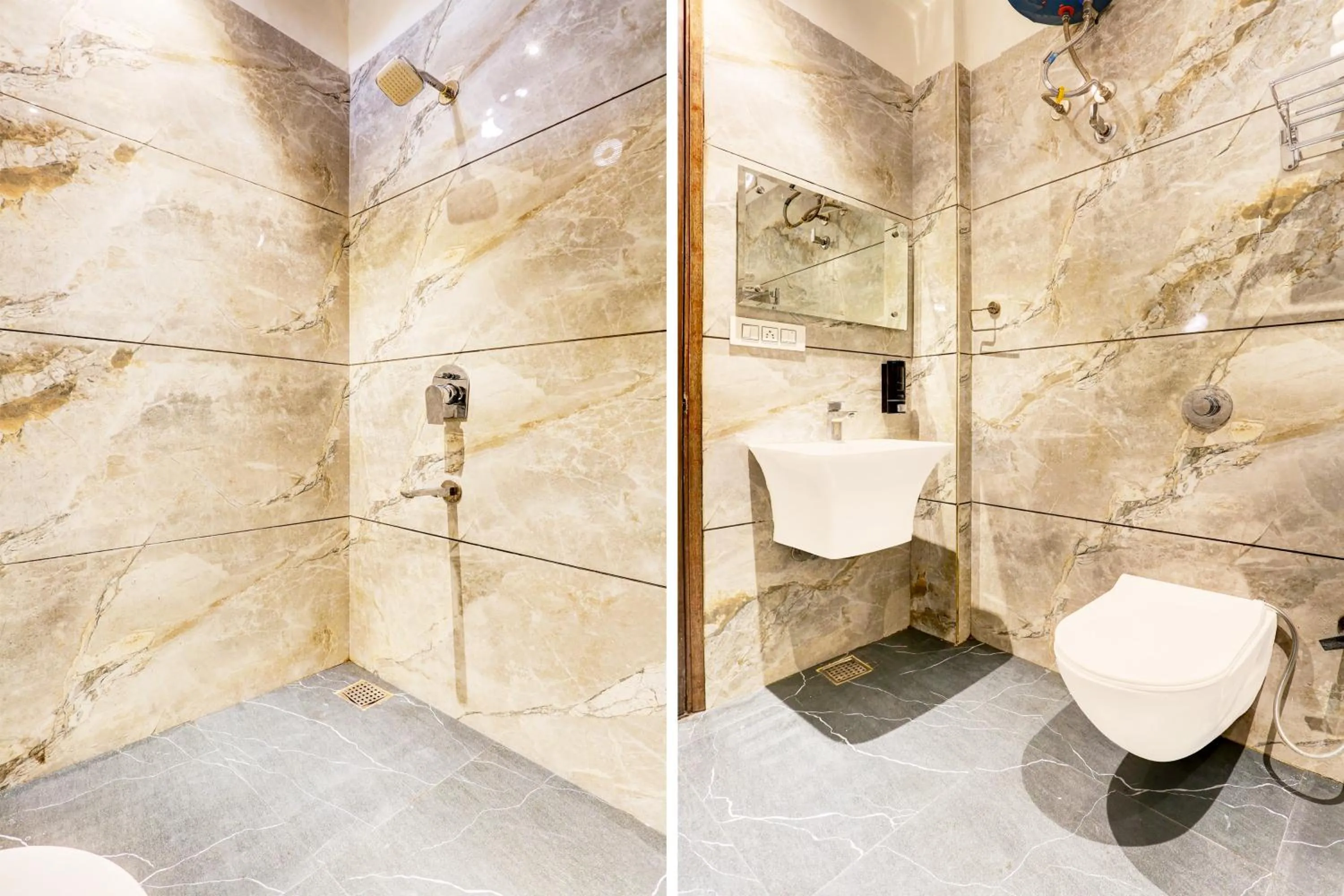 Bathroom in Super Collection O Amritsar Near Bus Stand