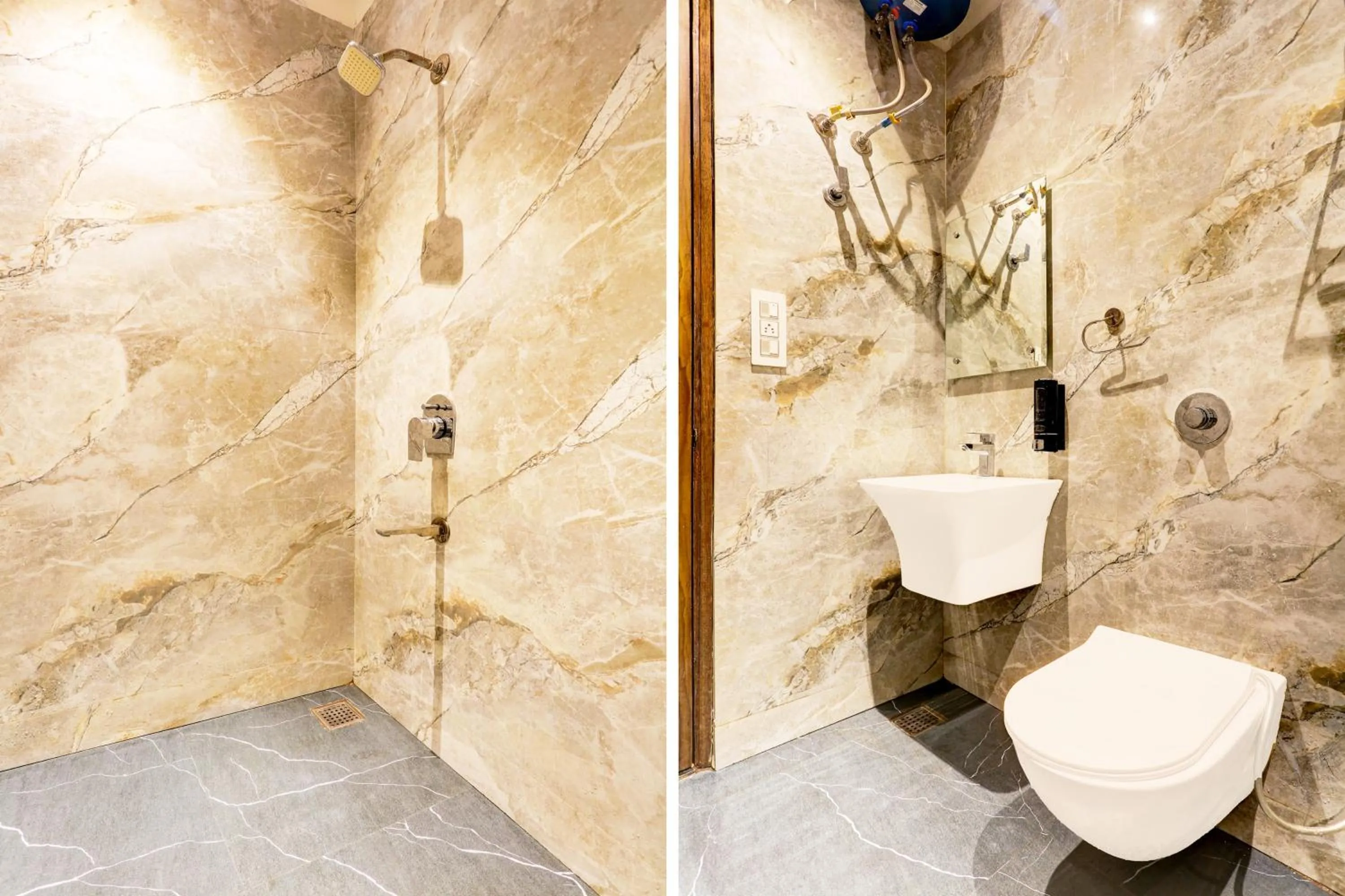 Bathroom in Super Collection O Amritsar Near Bus Stand