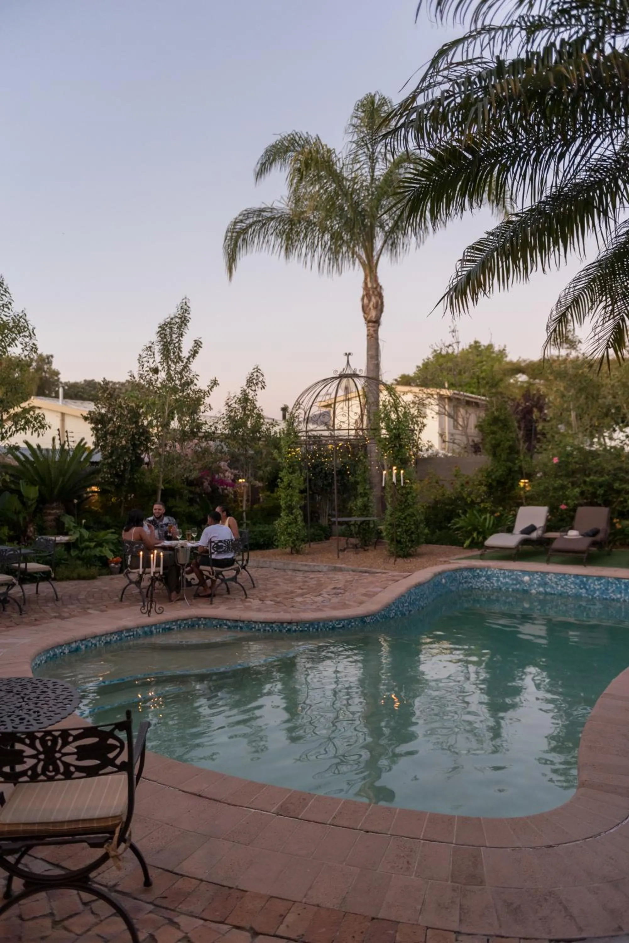 Swimming pool in Baruch Guesthouse on Lovell