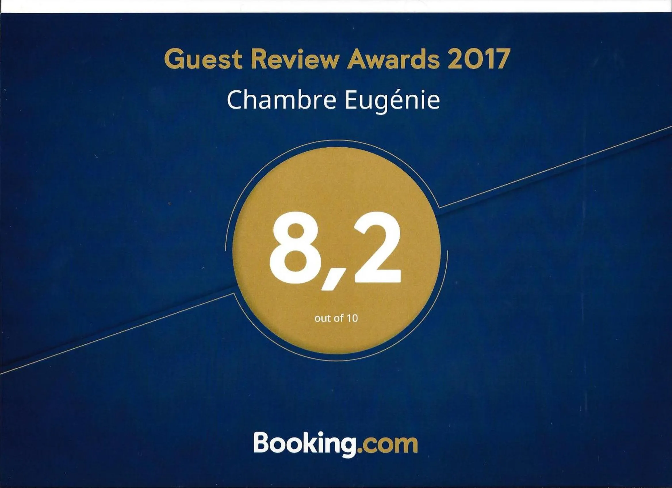 Certificate/Award in Chambre Eugénie