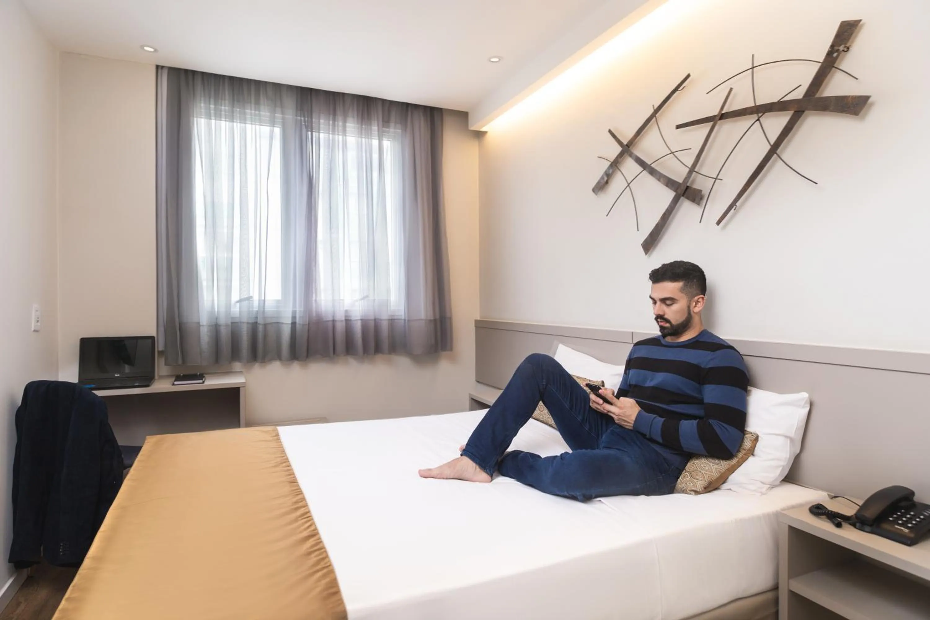 Bedroom, Bed in Tulip Inn Vila Velha