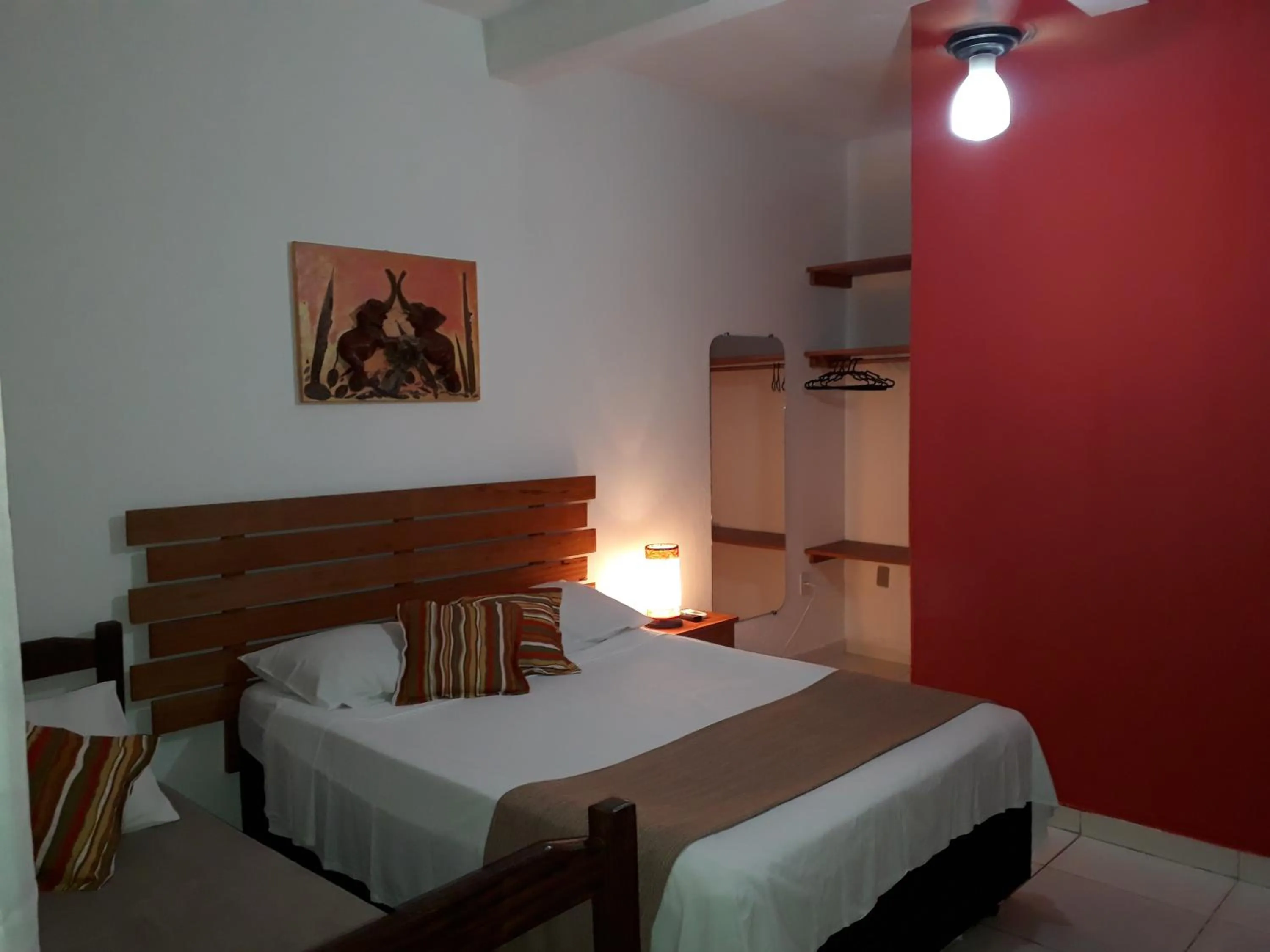 Bed in Pousada Rota Tropicana