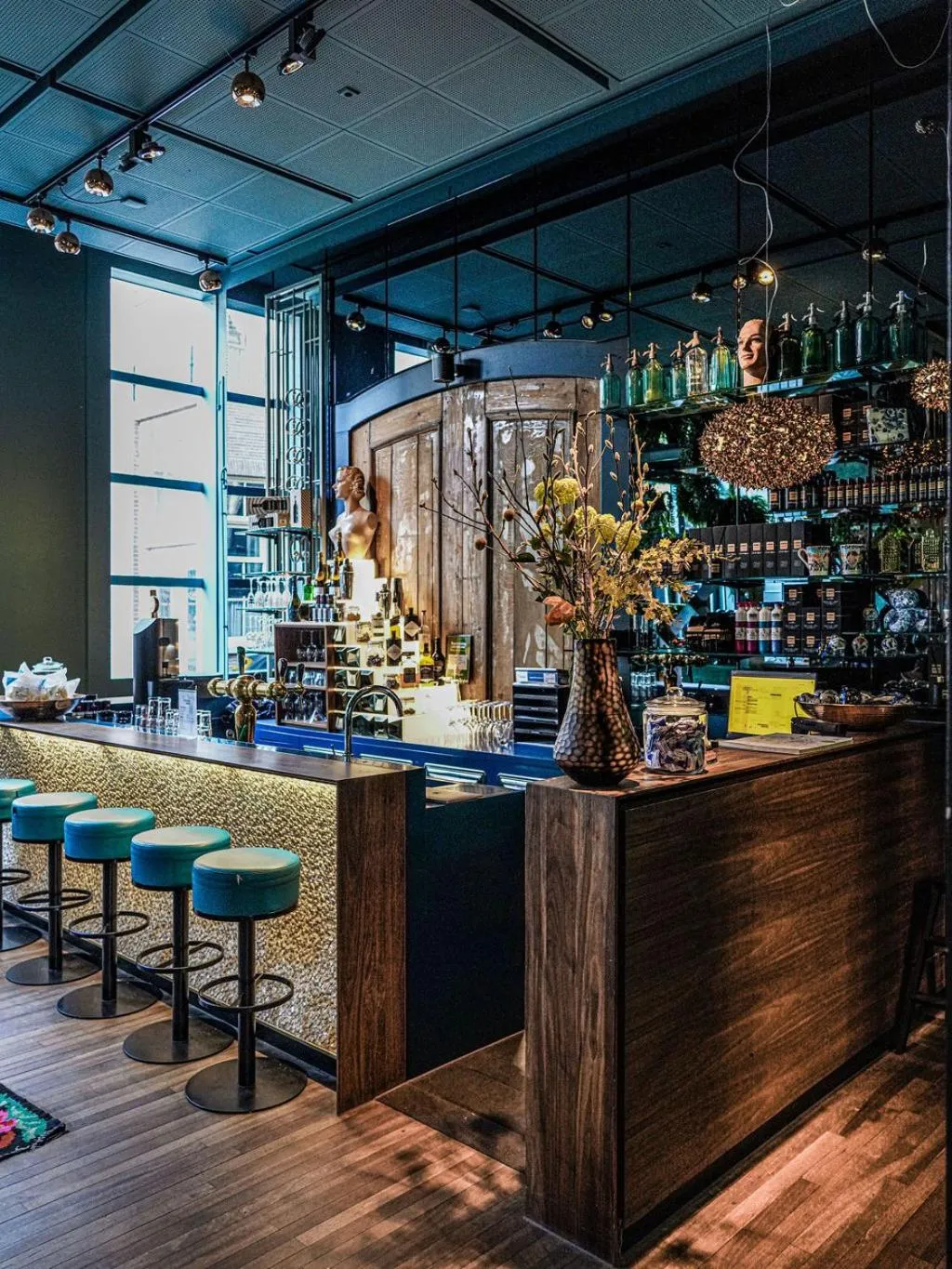 Lounge or bar in Boutiquehotel Staats