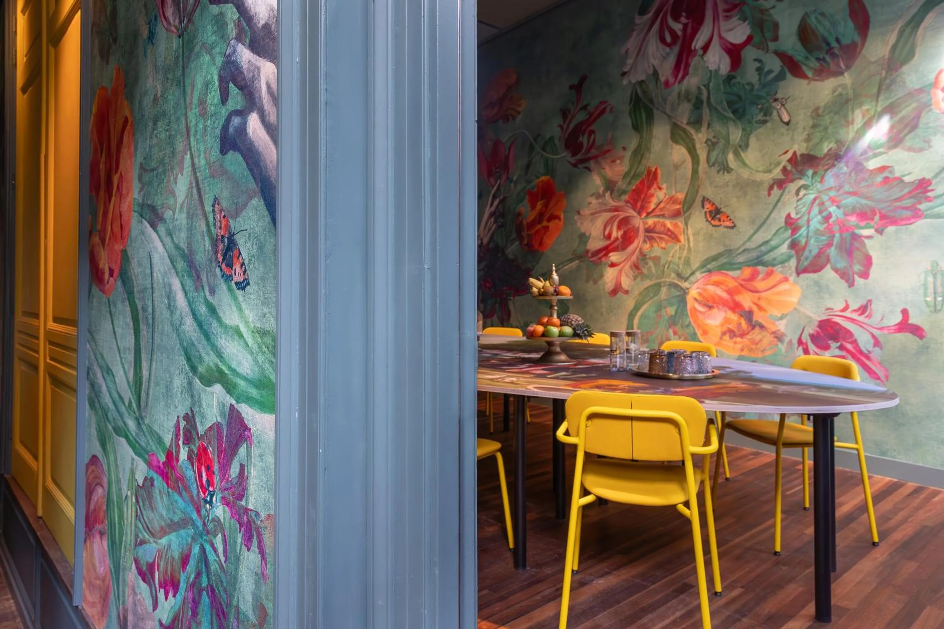 Decorative detail in Boutiquehotel Staats